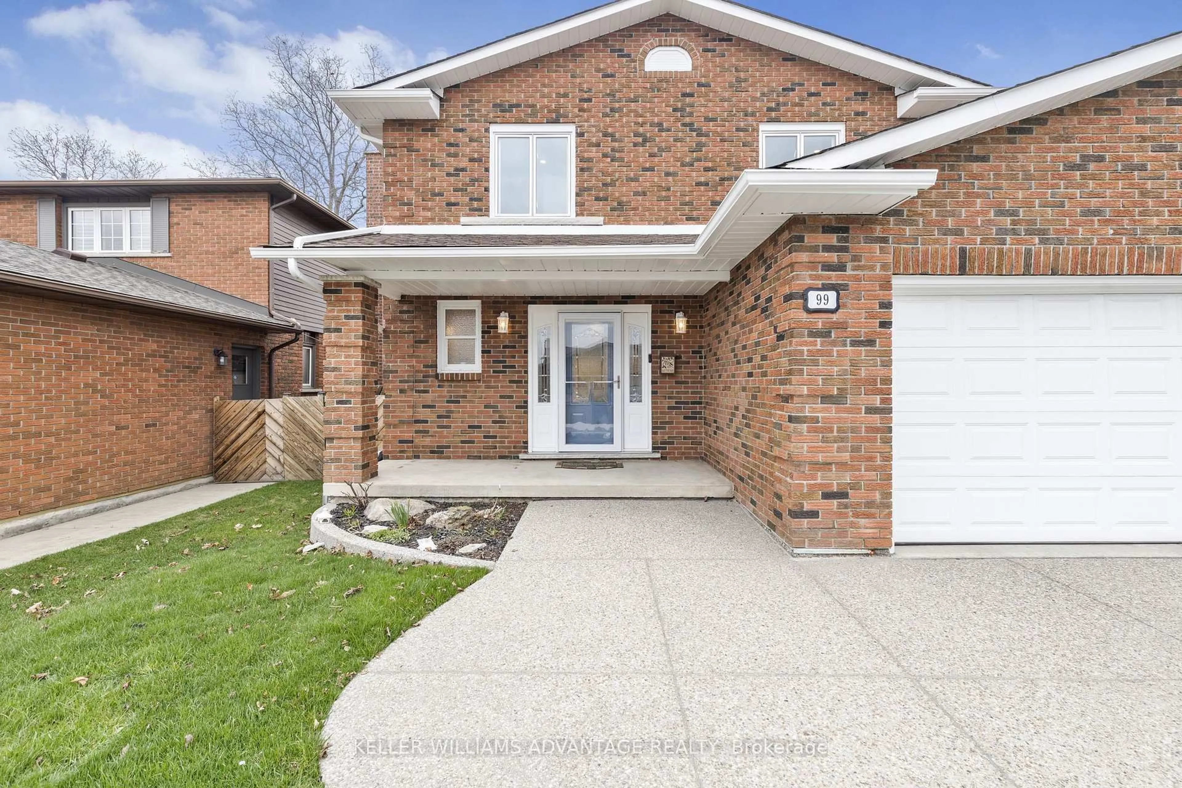 Home with brick exterior material, street for 99 Pinewarbler Dr, Hamilton Ontario L9A 4Z5