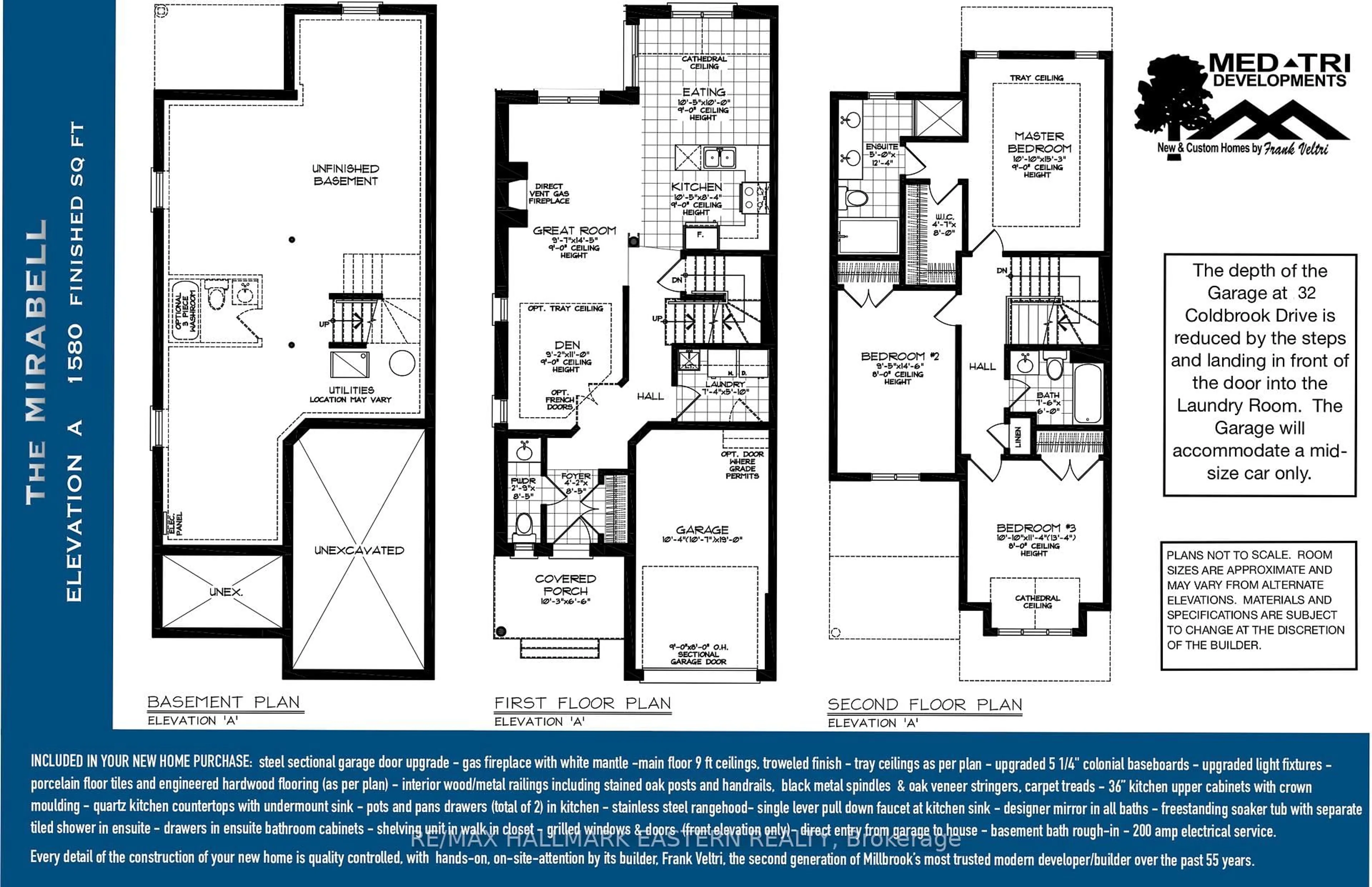 Floor plan for 32 Coldbrook Dr, Cavan Monaghan Ontario L0A 1G0