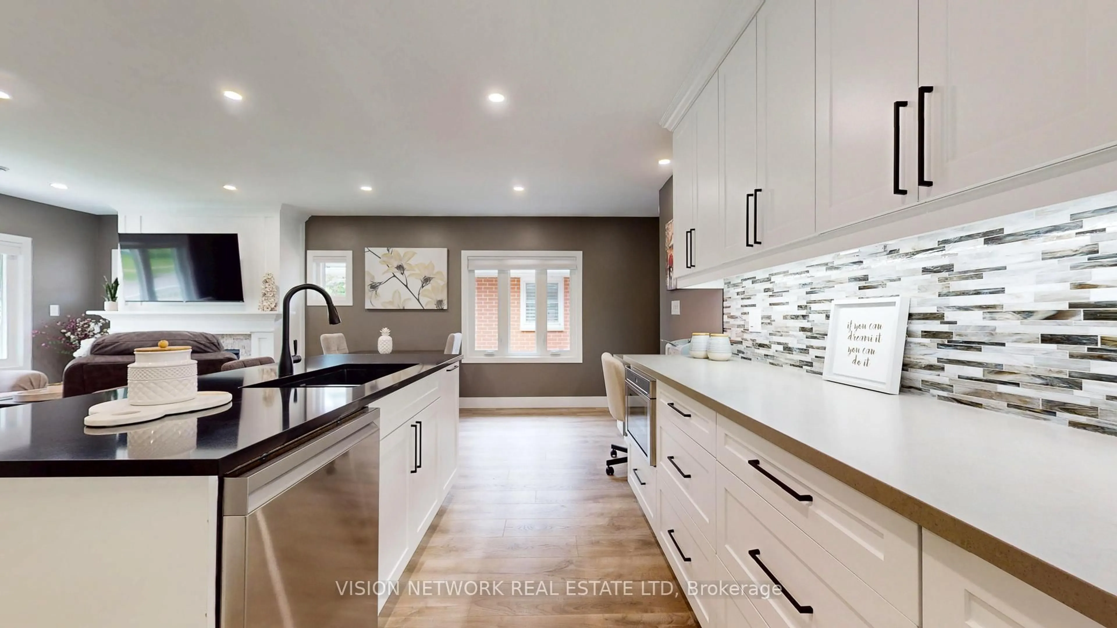 Contemporary kitchen, ceramic/tile floor for 62 Devonshire Ave, London South Ontario N6C 2H4