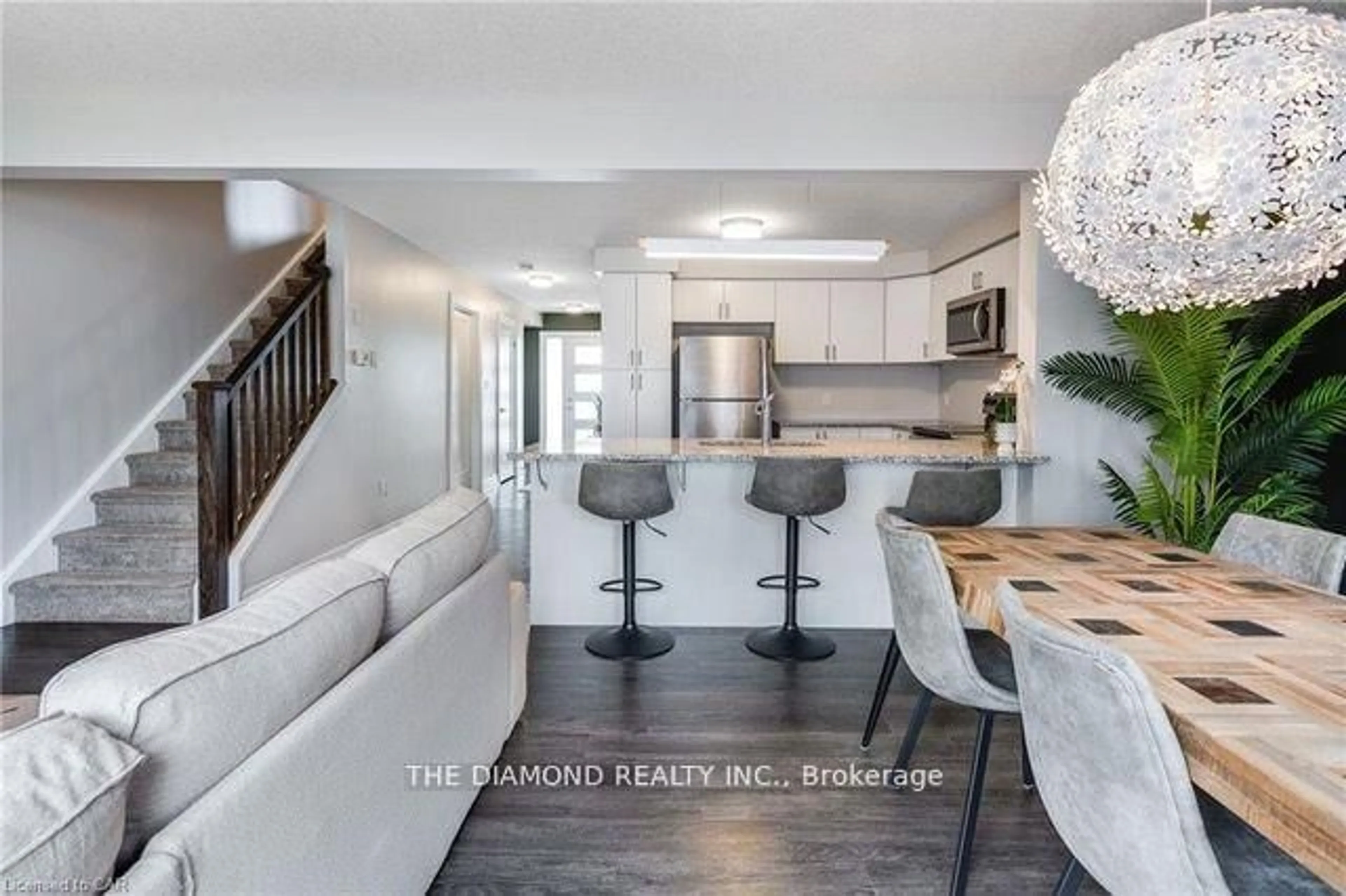 Open concept kitchen, unknown for 13 Nieson St, Cambridge Ontario N1R 0B9