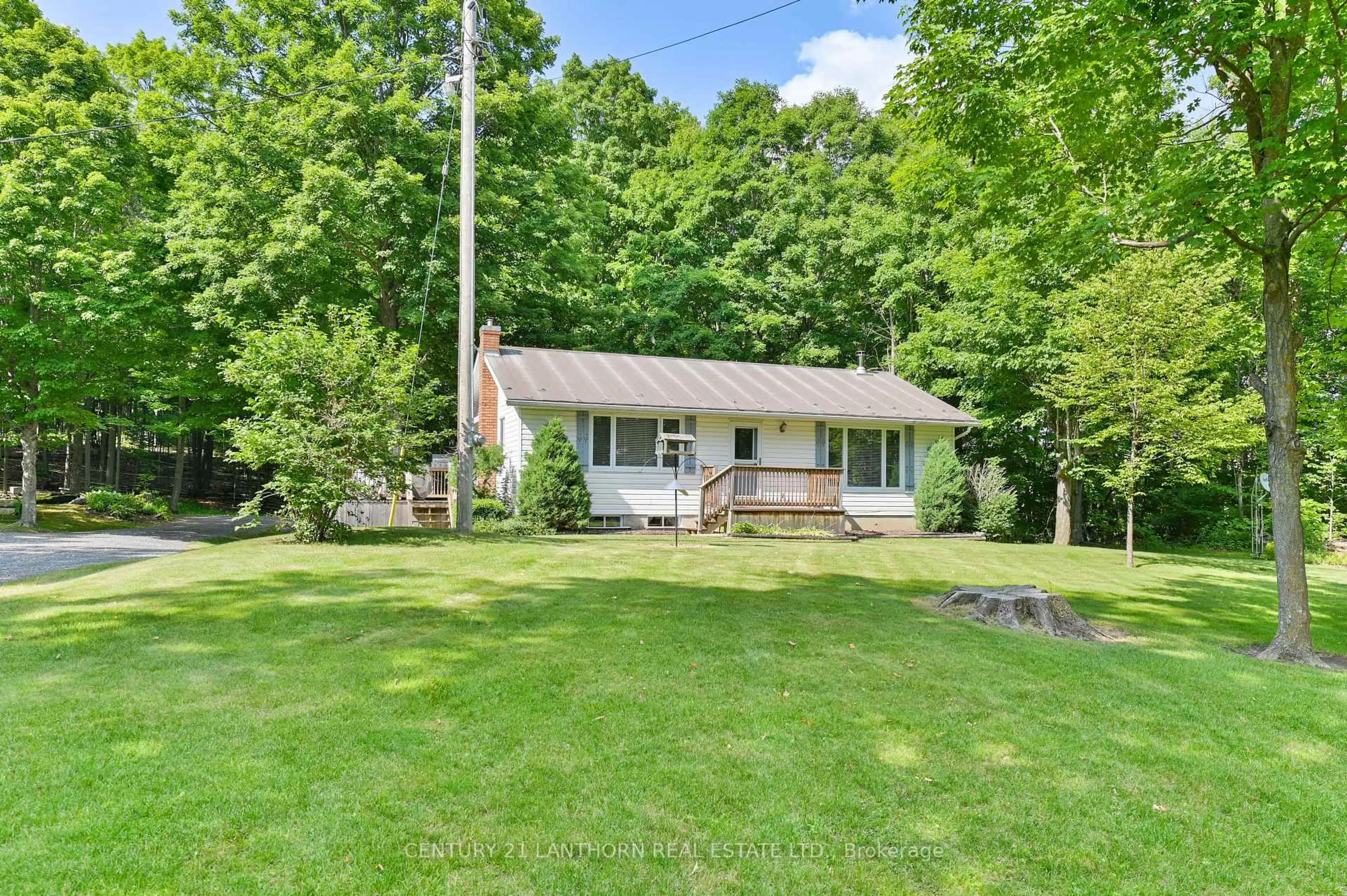 A pic from outside/outdoor area/front of a property/back of a property/a pic from drone, unknown for 63 Lingham Lake Rd, Madoc Ontario K0K 2K0