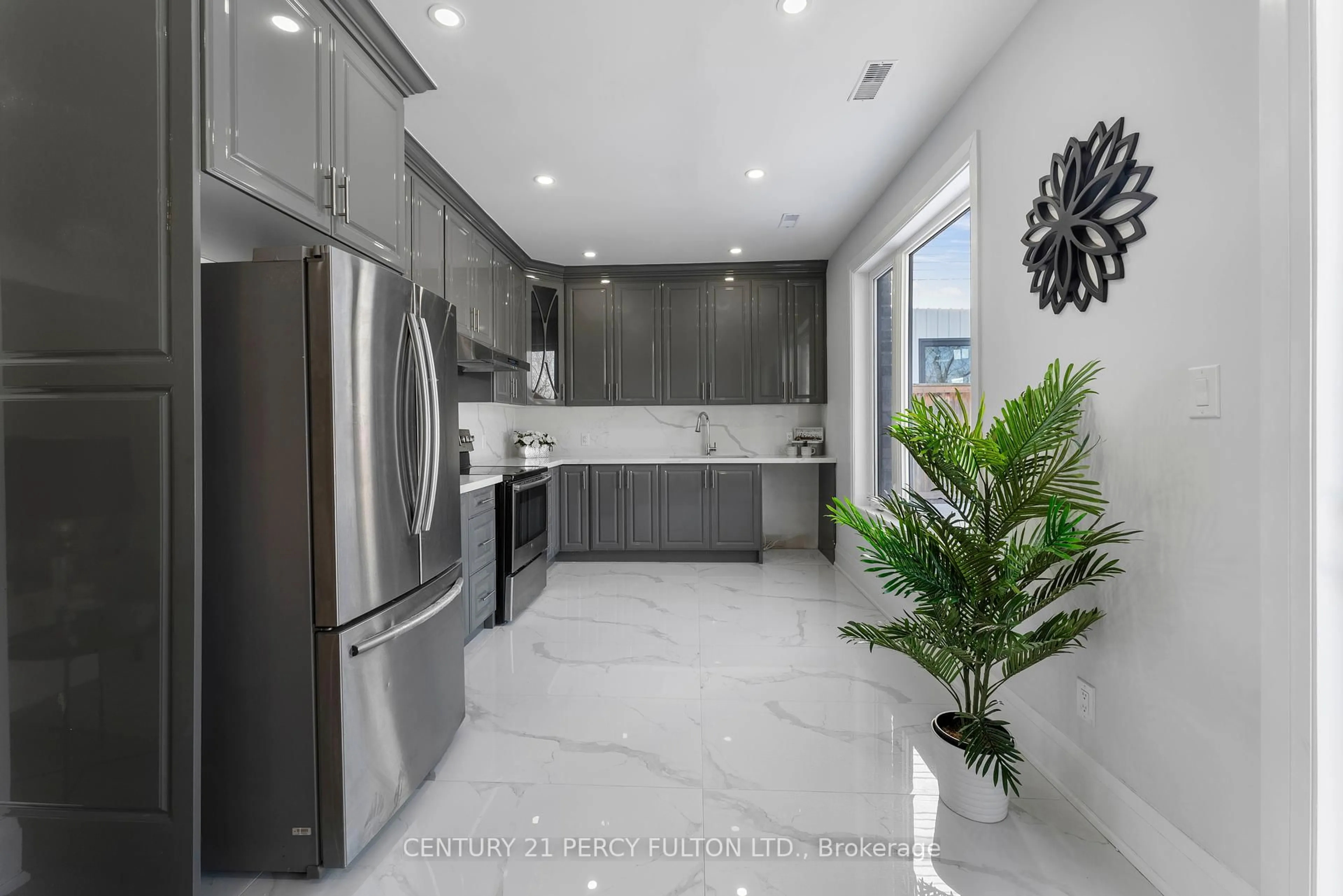 Contemporary kitchen, ceramic/tile floor for 59 South Church St, Belleville Ontario K8N 3B5