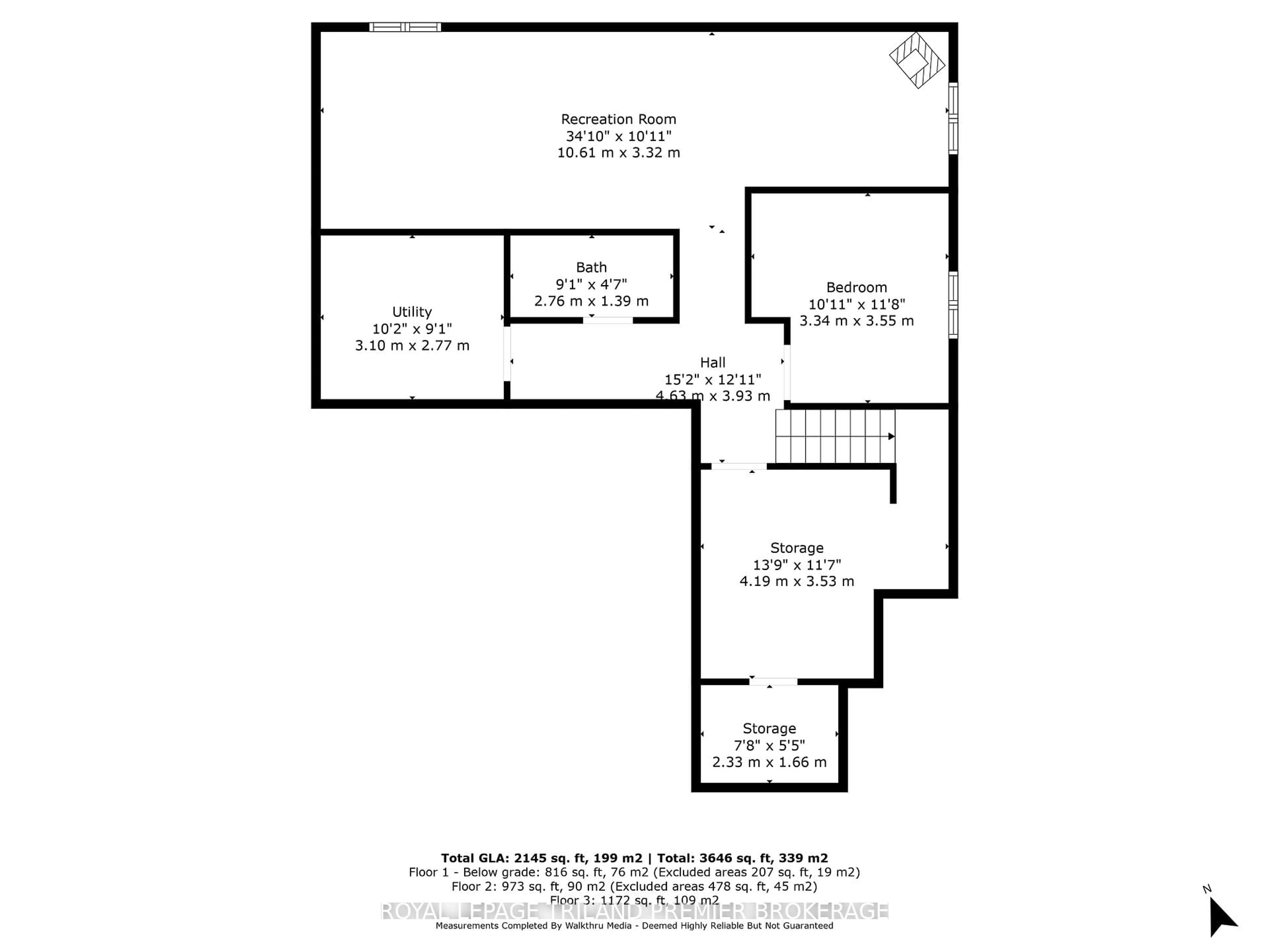 Floor plan for 167 Lake Margaret Tr, St. Thomas Ontario N5R 6M5