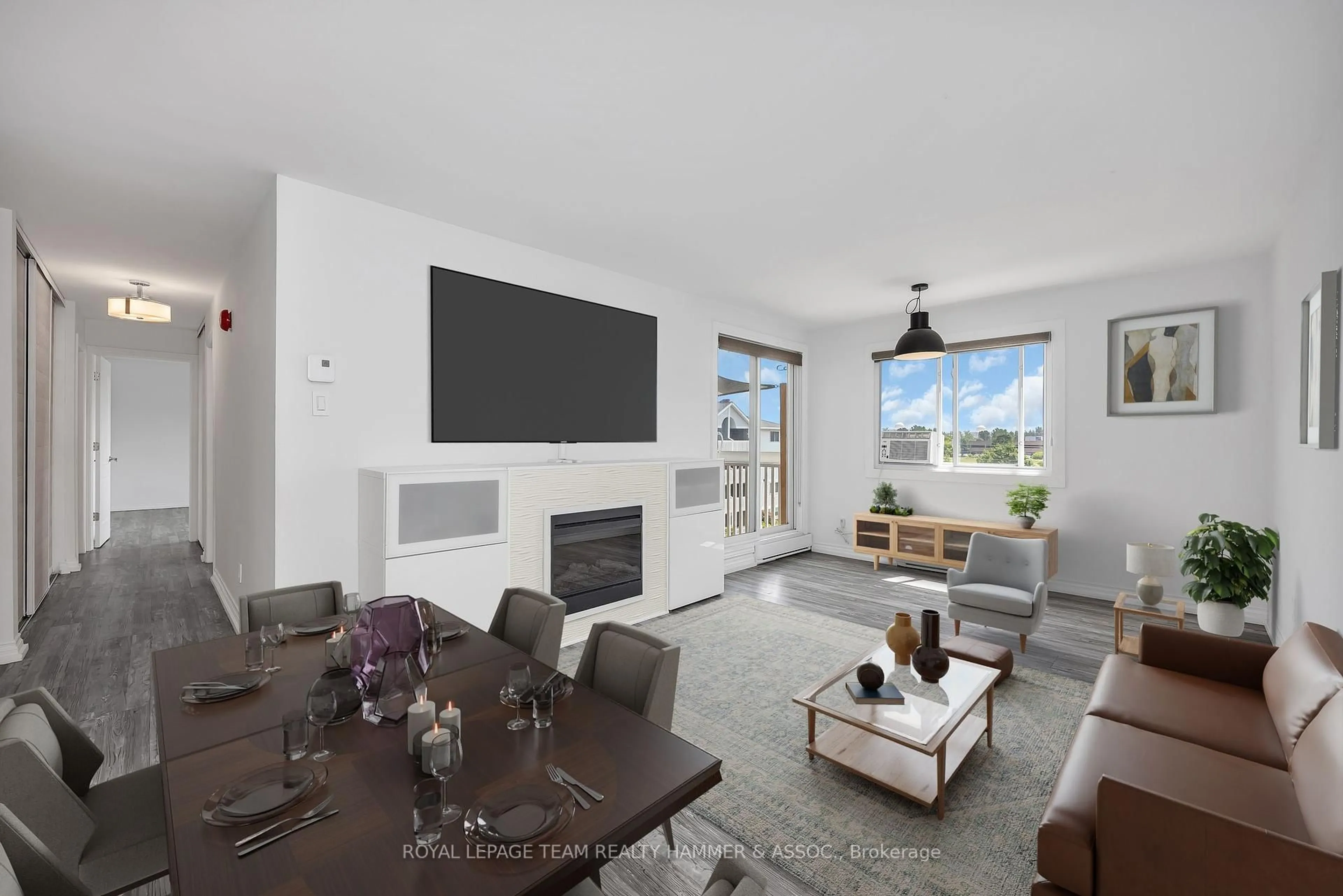 Living room with furniture, unknown for 214 Viewmount Dr #417, Ottawa Ontario K2E 7X2