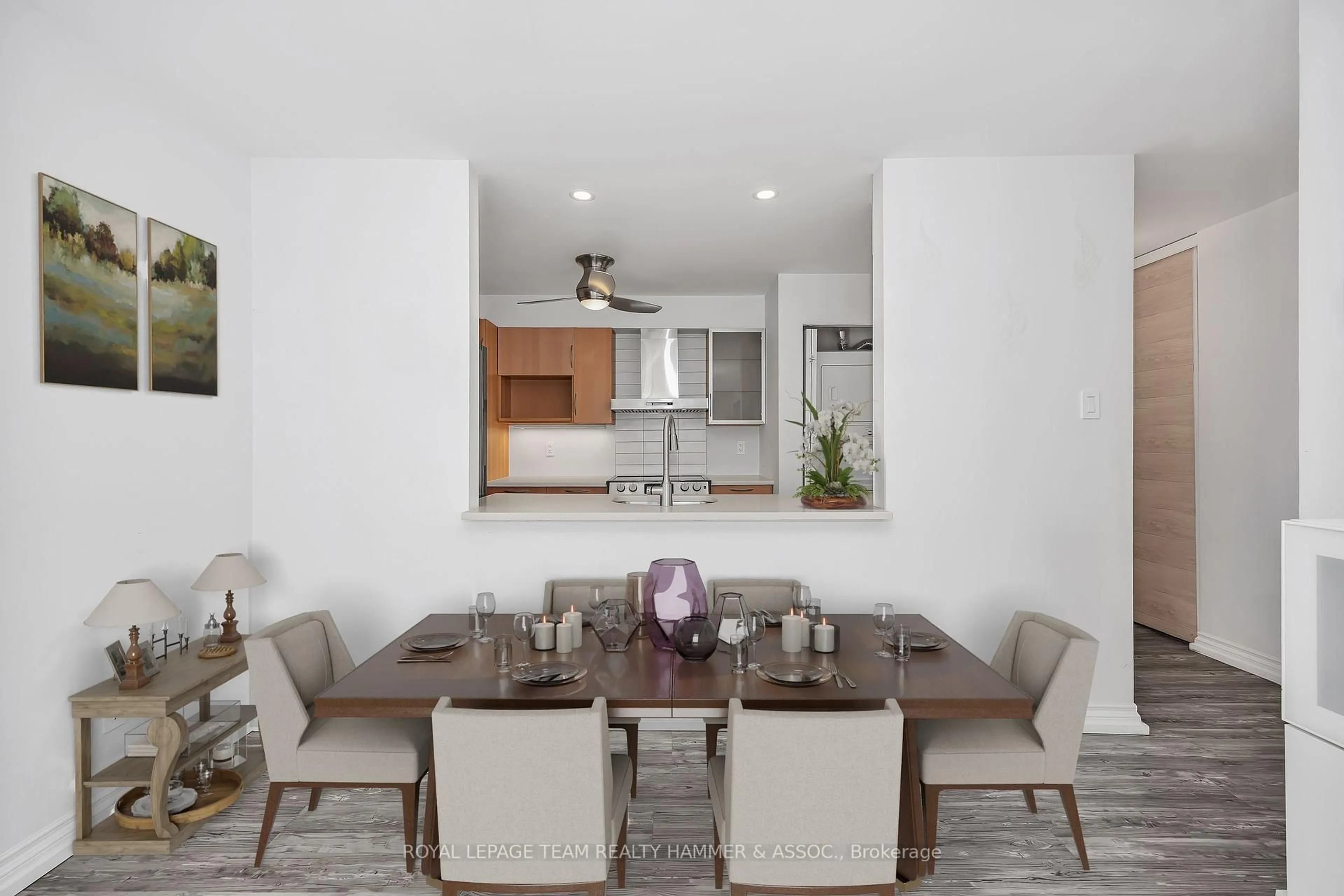 Dining room, ceramic/tile floor for 214 Viewmount Dr #417, Ottawa Ontario K2E 7X2