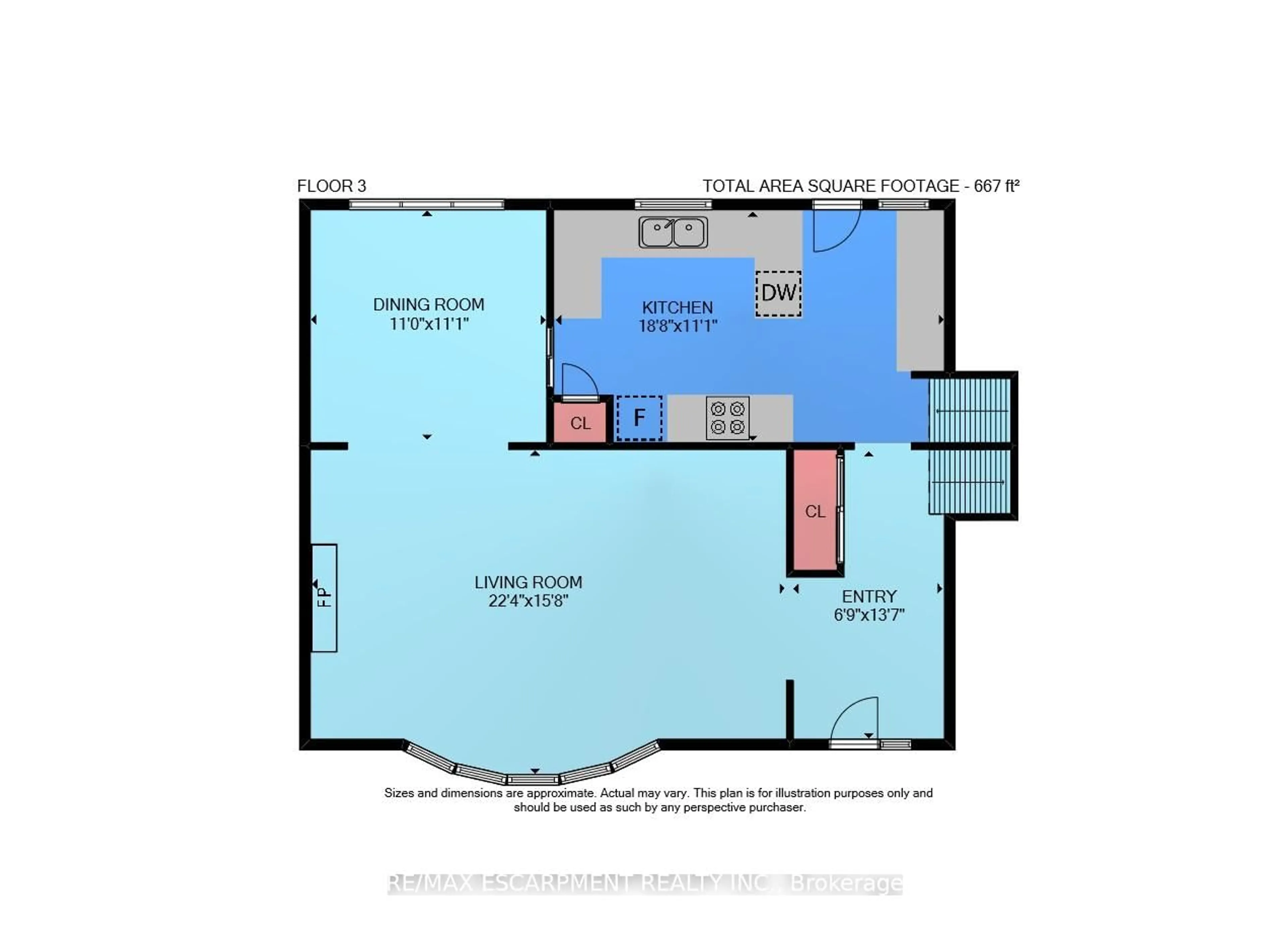 Floor plan for 585 Fletcher Rd, Hamilton Ontario L0R 1P0