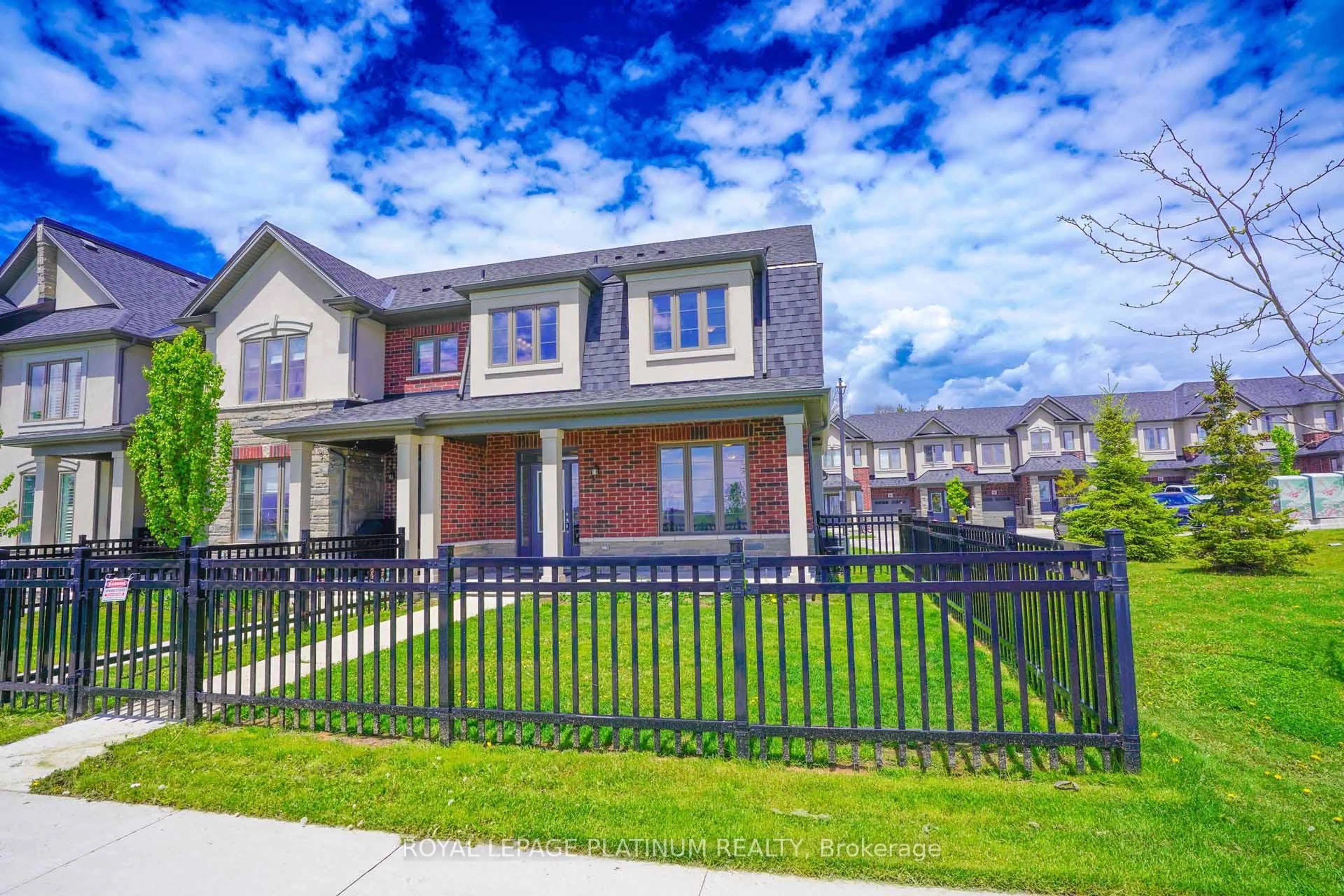 Home with brick exterior material, street for 324 Equestrian Way #71, Cambridge Ontario N3E 0E2