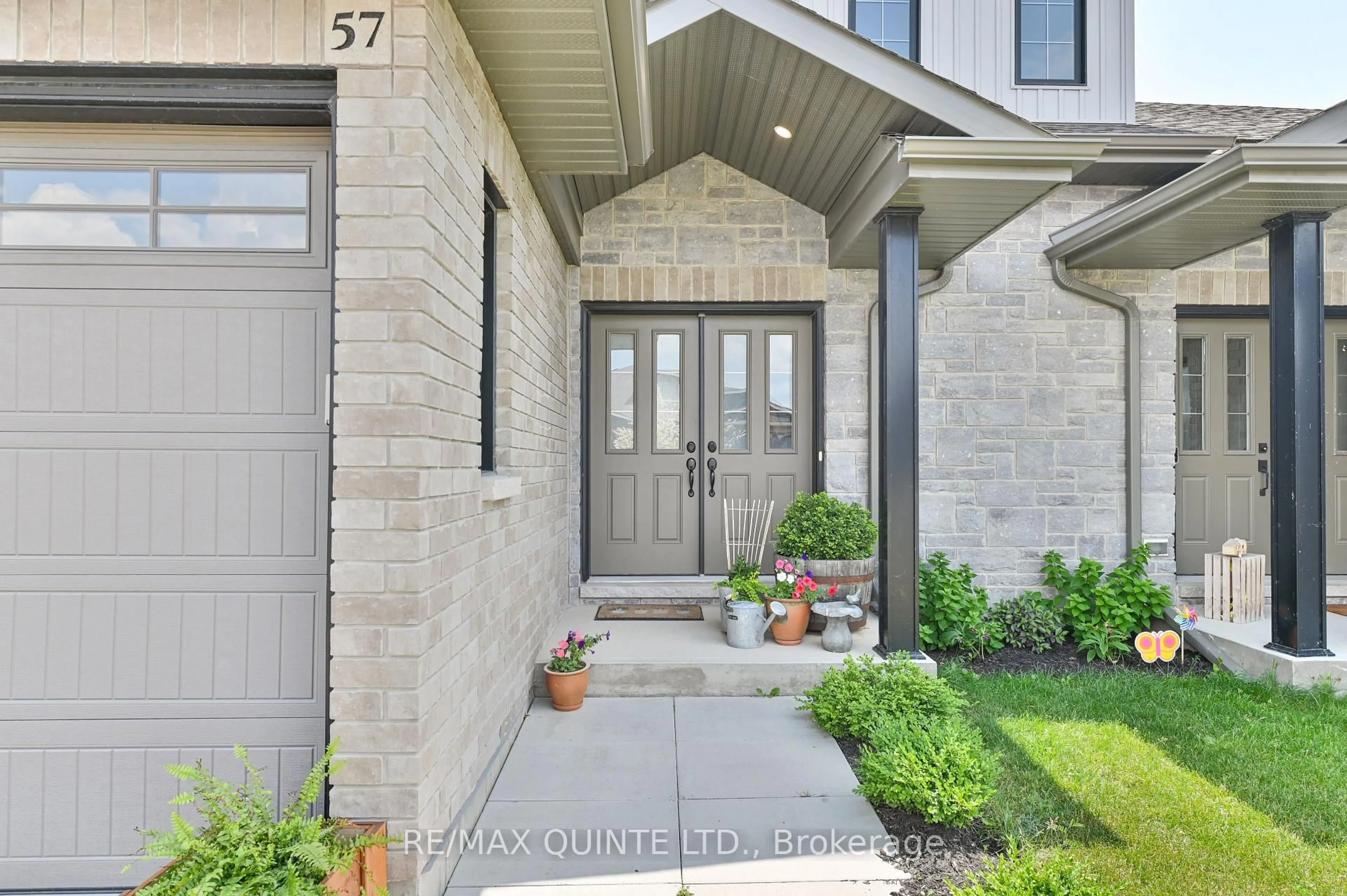 Home with brick exterior material, street for 57 Hillside Meadow Dr, Quinte West Ontario K8V 0J5