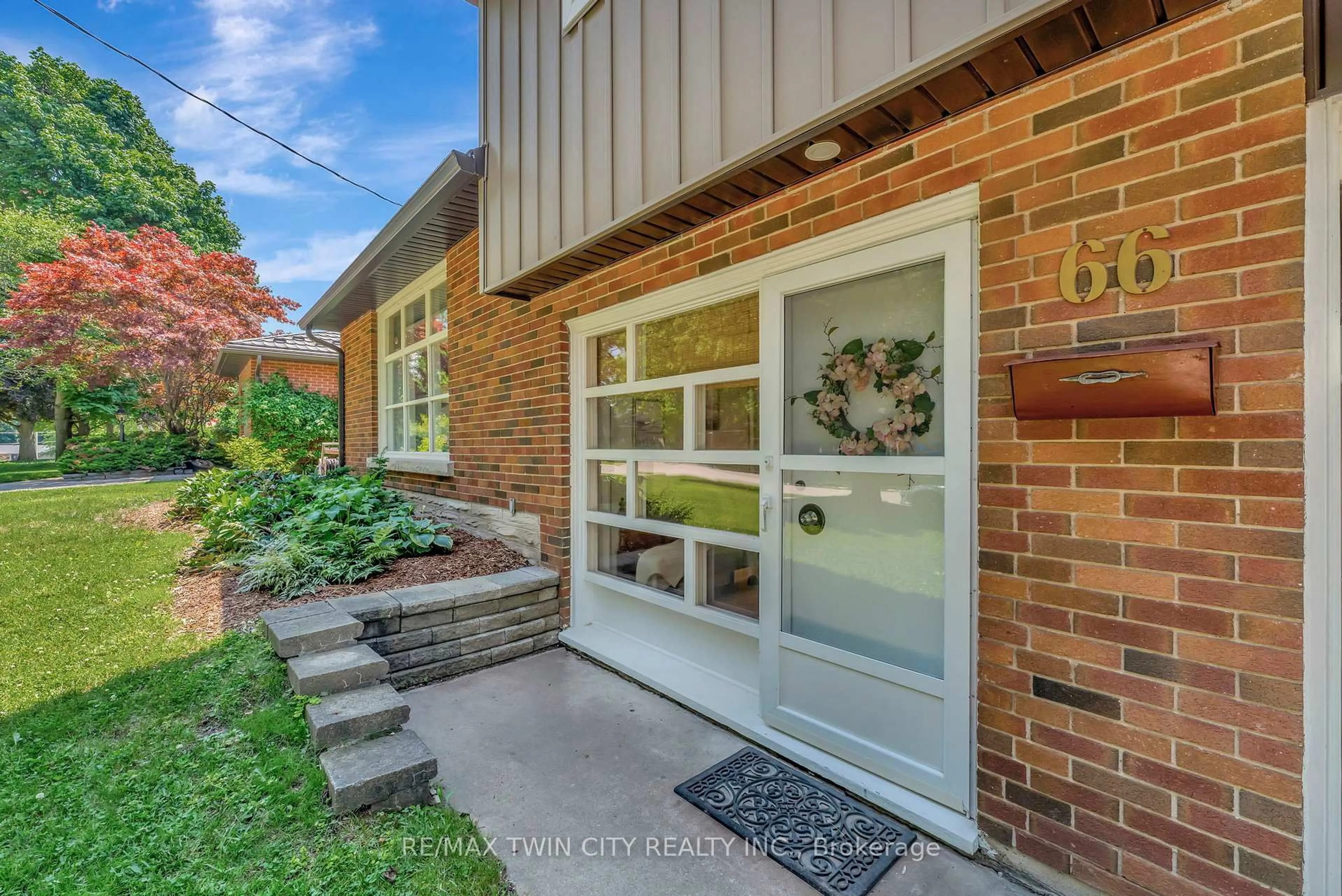 Home with brick exterior material, street for 66 Highland Cres, Cambridge Ontario N1S 1L9