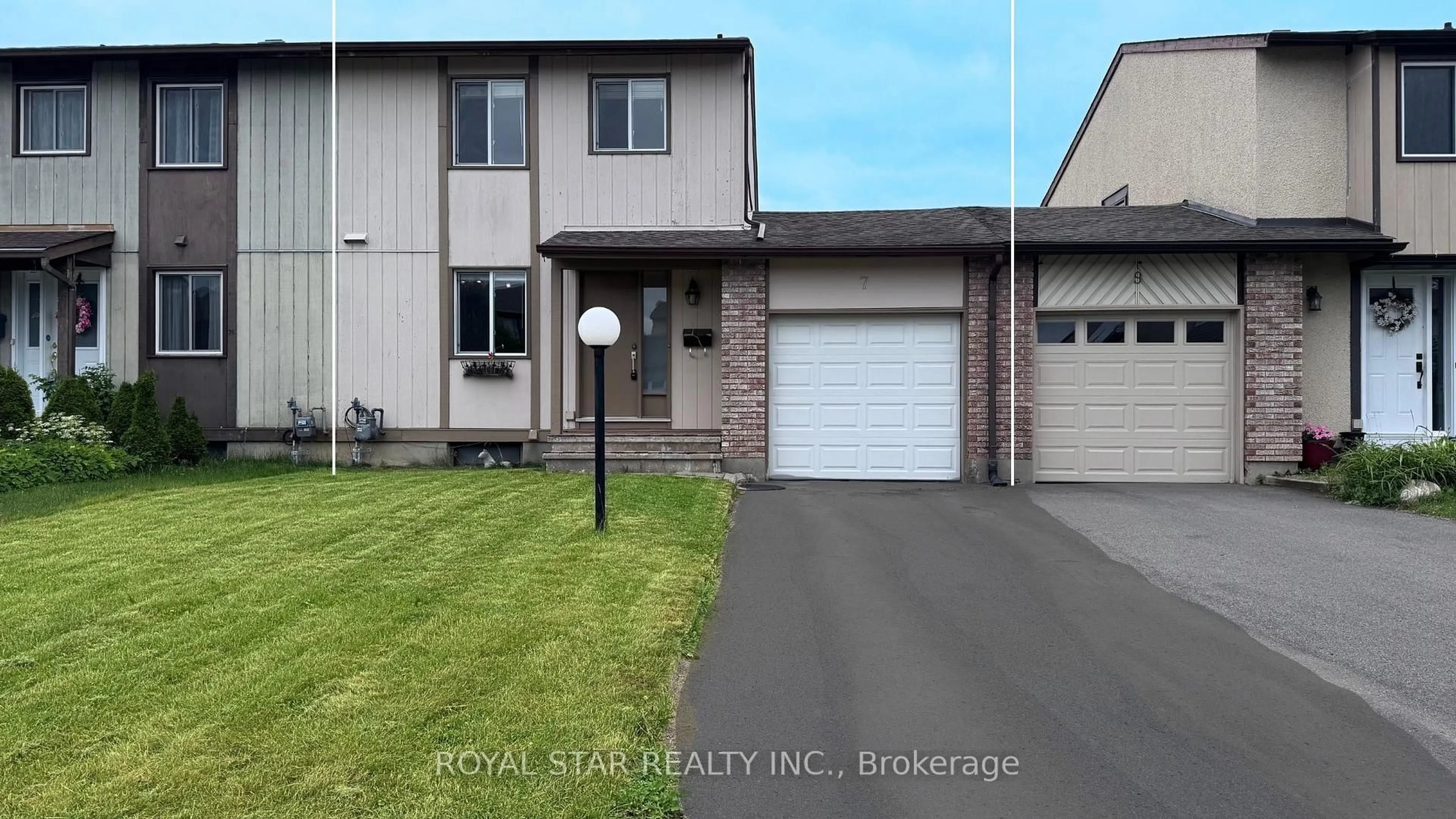 Home with vinyl exterior material, street for 7 Tedwyn Dr, Barrhaven Ontario K2J 1R3