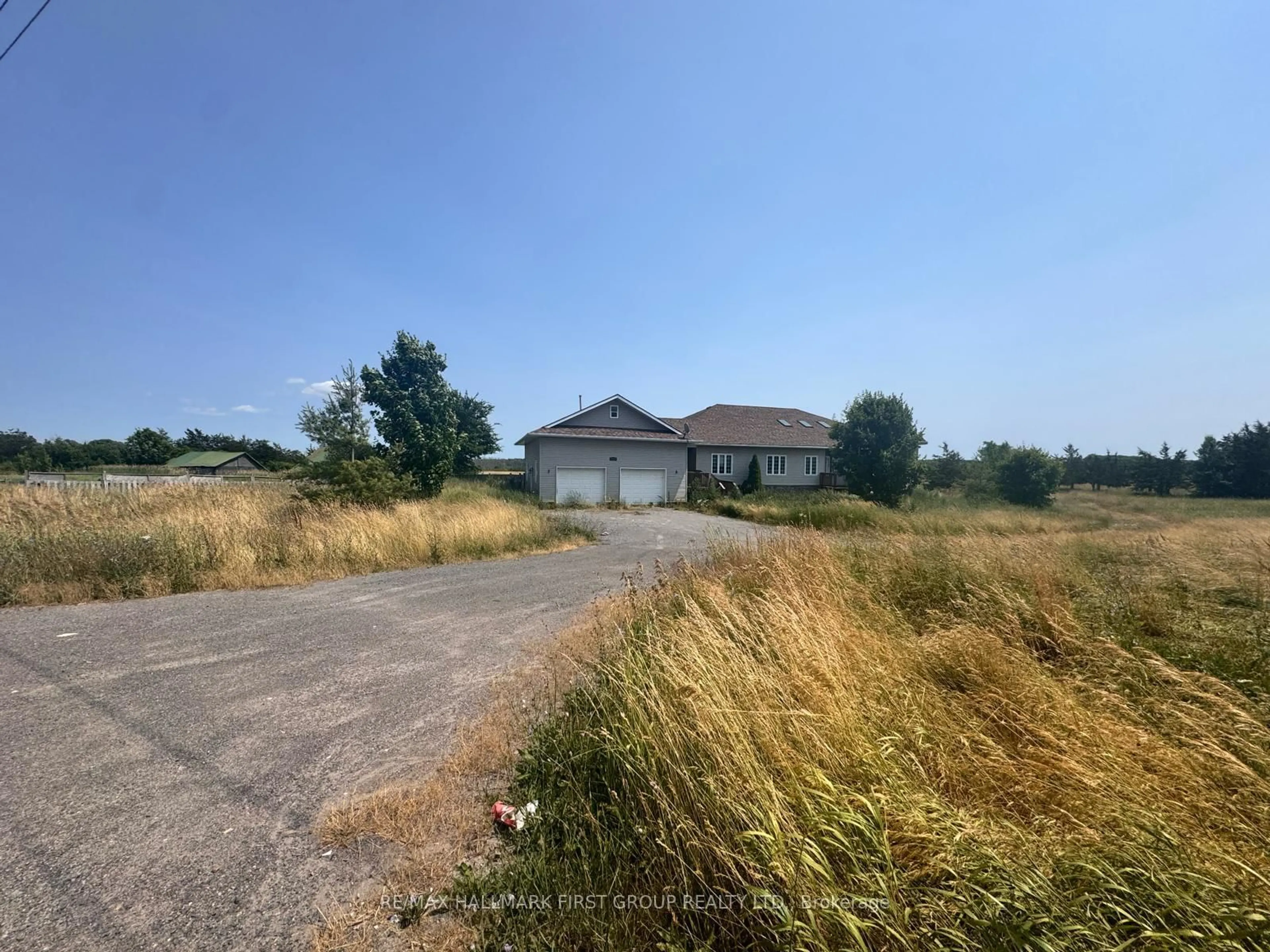 A pic from outside/outdoor area/front of a property/back of a property/a pic from drone, street for 2898 County Rd 2 Rd, Prince Edward County Ontario K0K 1A0