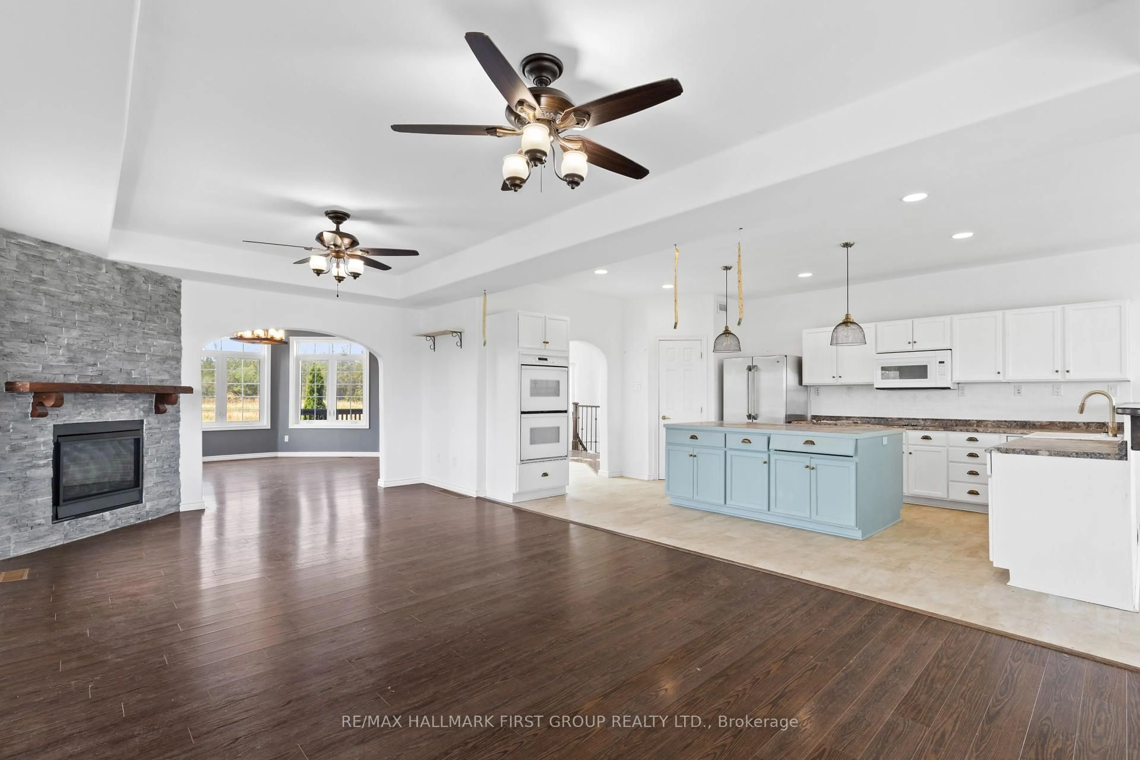 Open concept kitchen, ceramic/tile floor for 2898 County Rd 2 Rd, Prince Edward County Ontario K0K 1A0