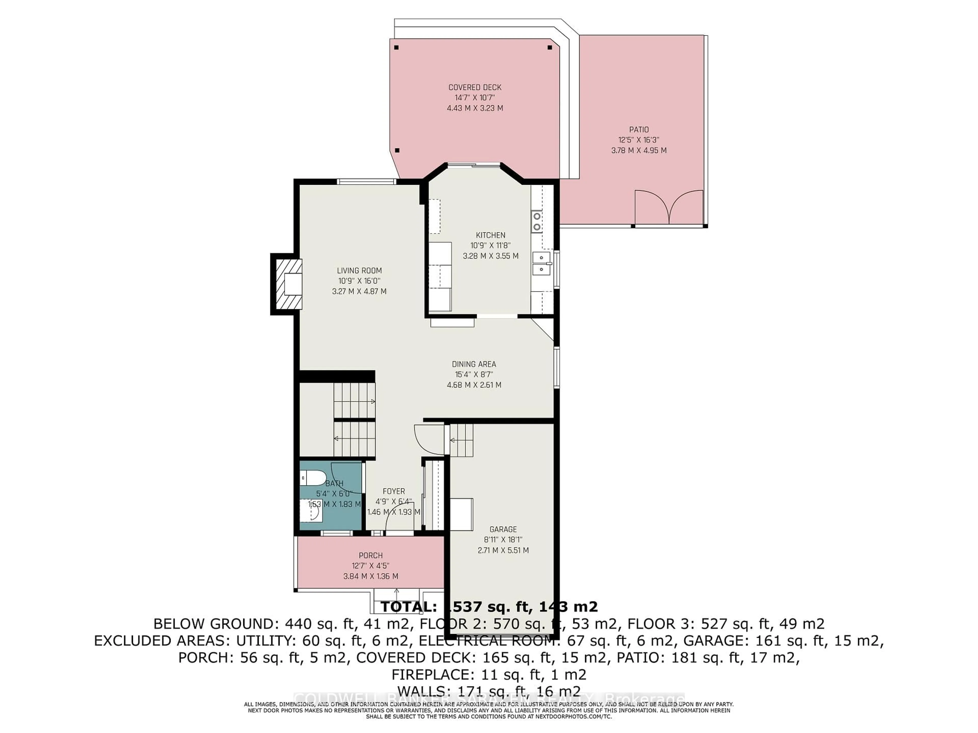 Floor plan for 10 Fairview Cres, Arnprior Ontario K7S 3V7