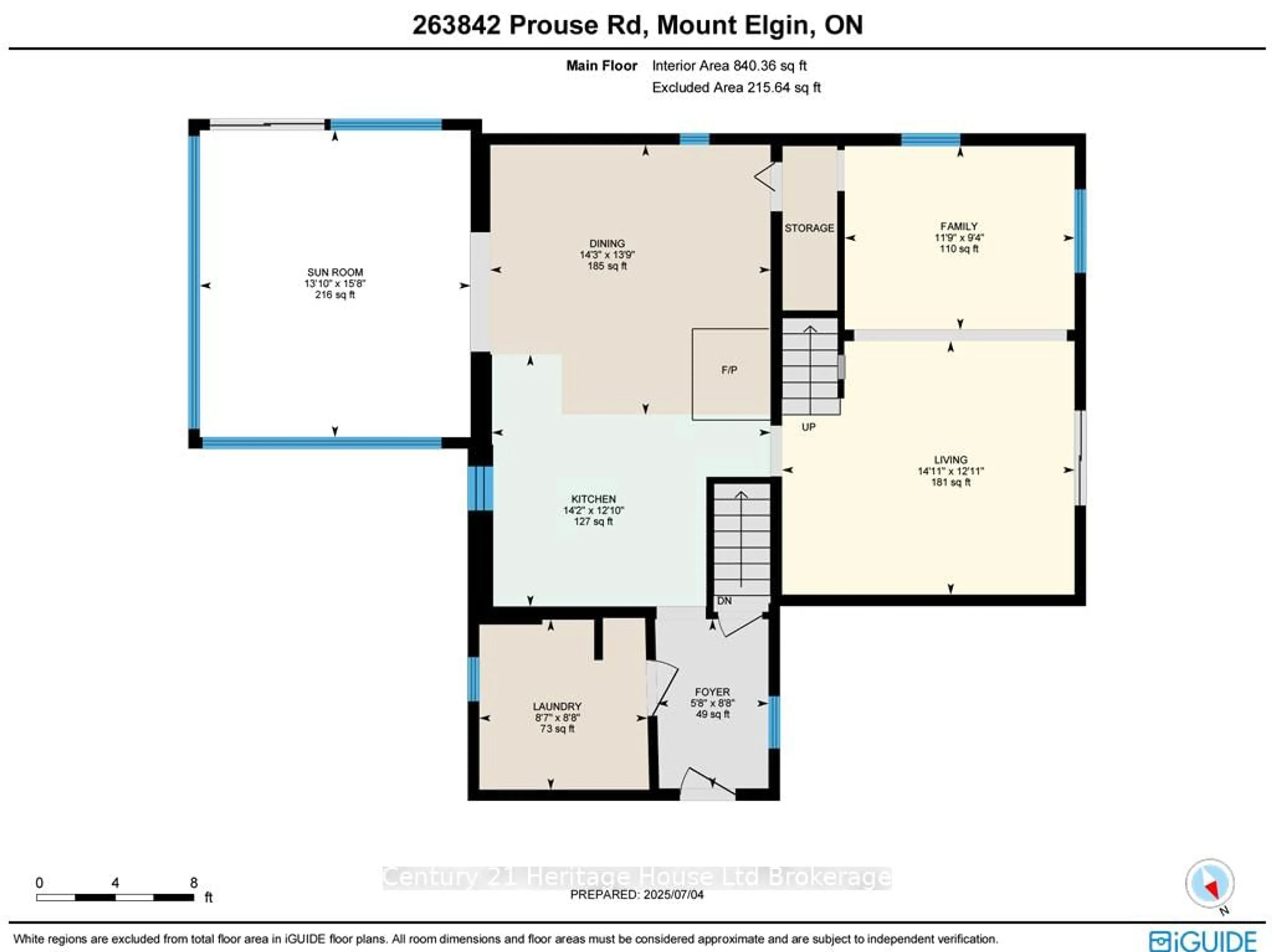 Floor plan for 263842 Prouse Rd, South-West Oxford Ontario N0J 1N0