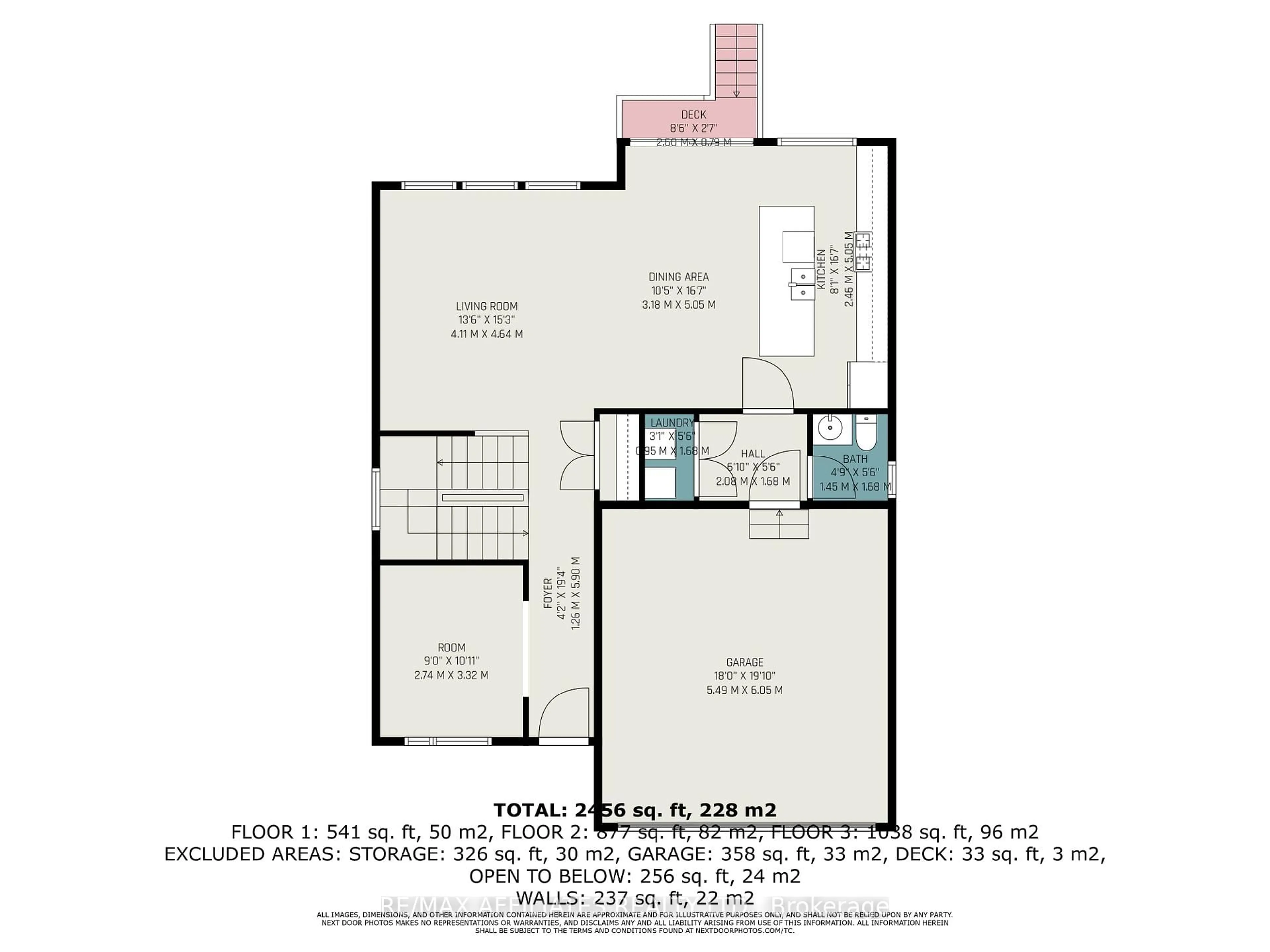 Floor plan for 137 Seabert Dr, Arnprior Ontario K7S 0K1