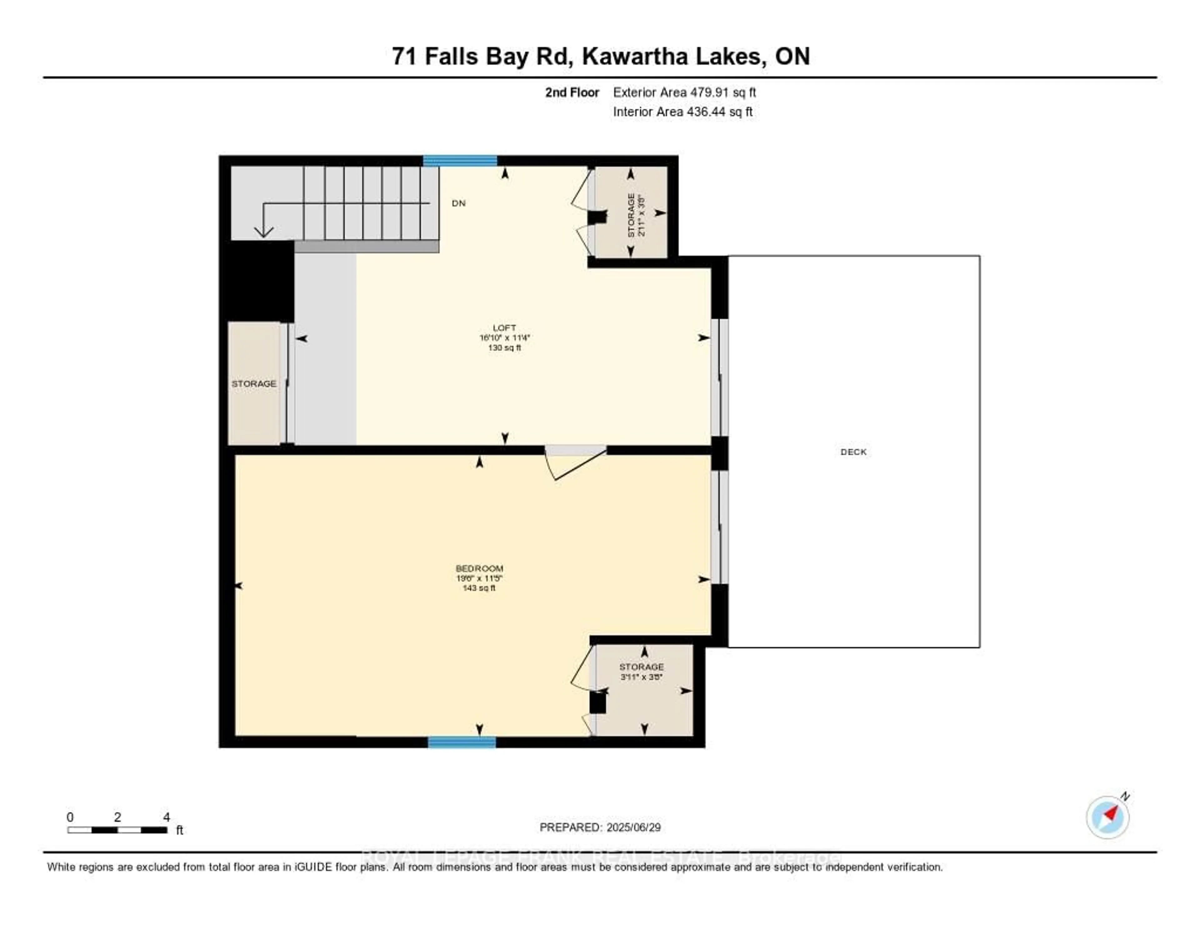 Floor plan for 71 Falls Bay Rd, Kawartha Lakes Ontario K0M 1A0