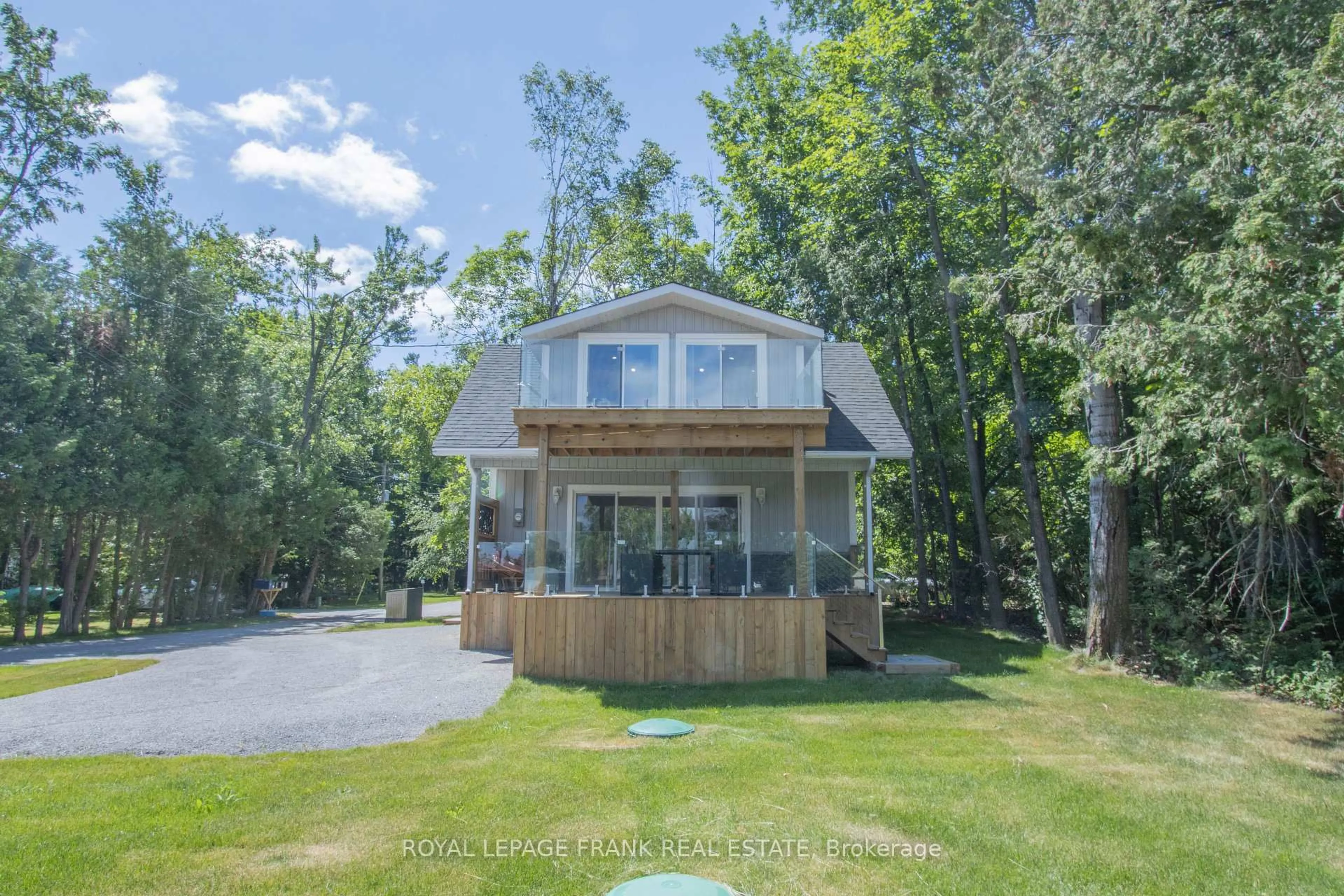 A pic from outside/outdoor area/front of a property/back of a property/a pic from drone, water/lake/river/ocean view for 71 Falls Bay Rd, Kawartha Lakes Ontario K0M 1A0