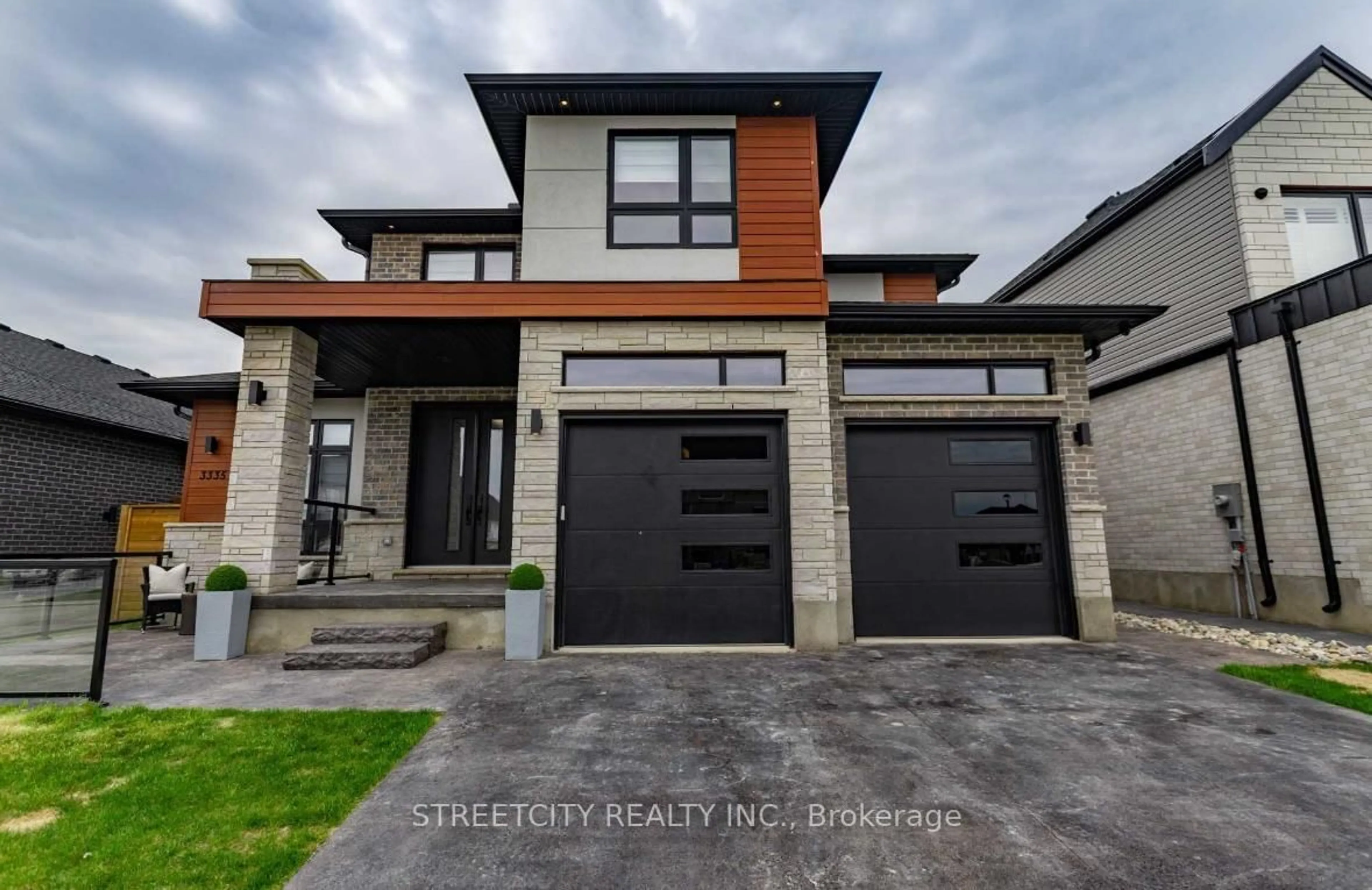 Home with brick exterior material, street for 3335 Mersea St, London South Ontario N6P 0A8