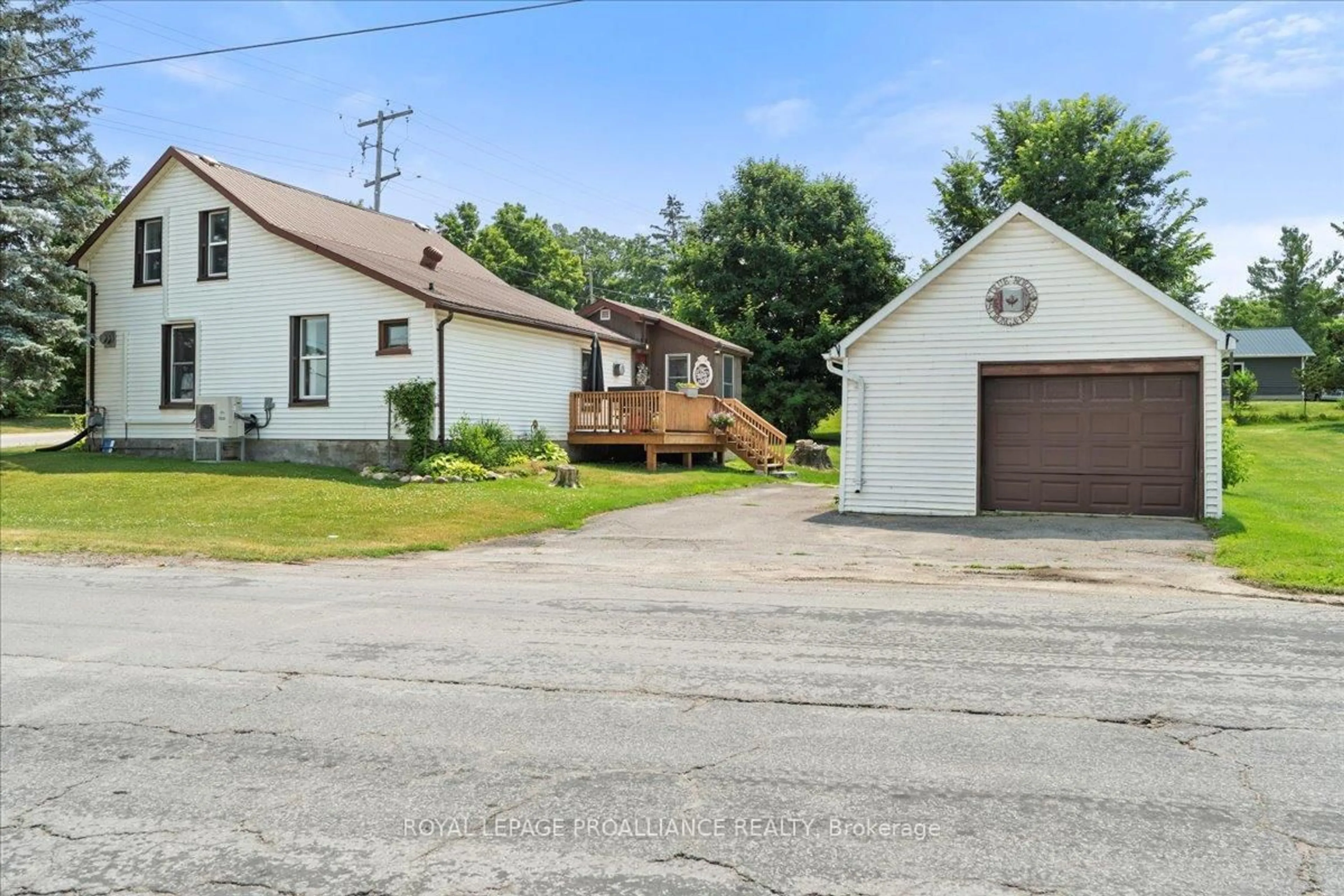 A pic from outside/outdoor area/front of a property/back of a property/a pic from drone, street for 246 Durham St, Madoc Ontario K0K 2K0