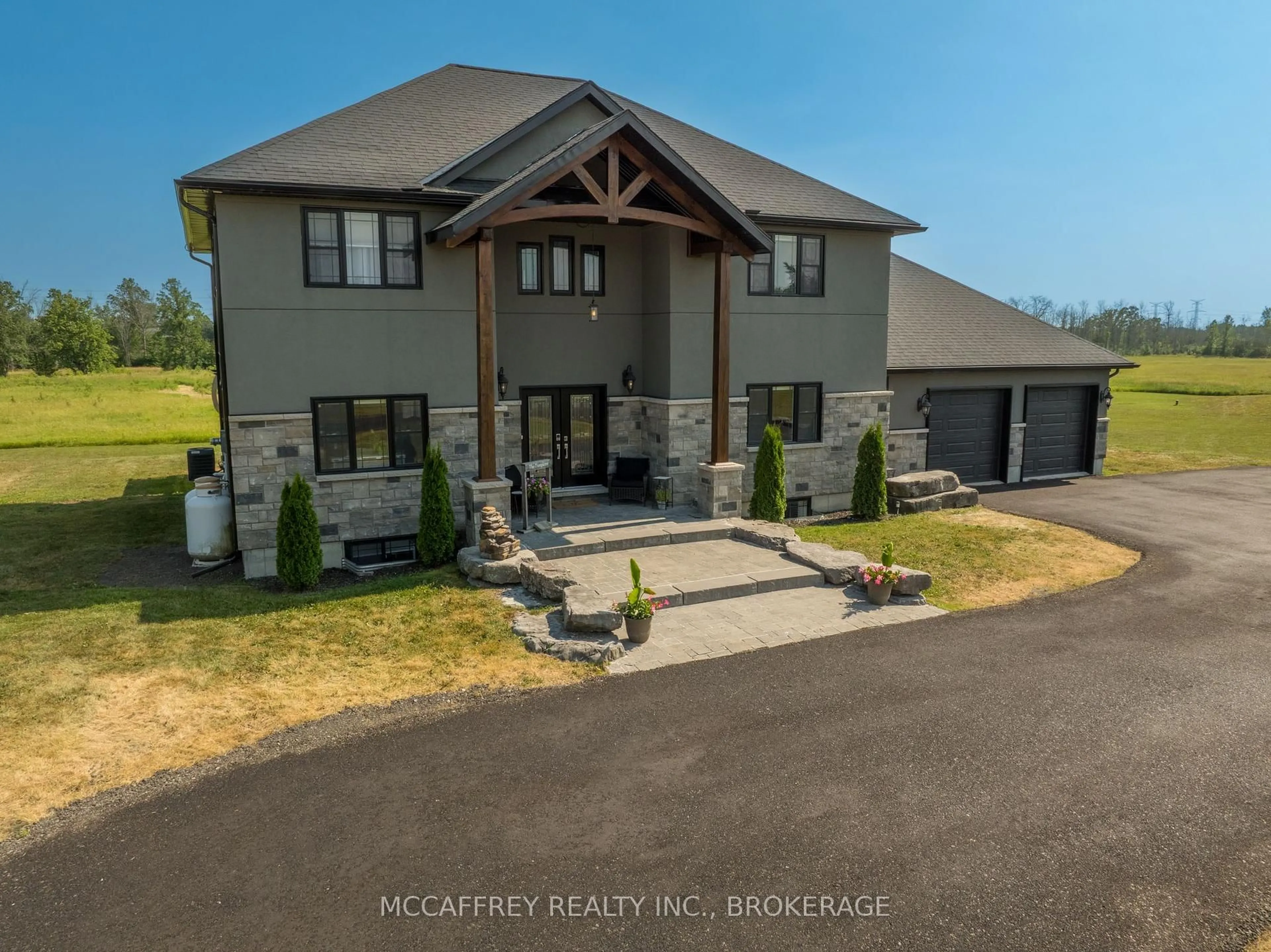 A pic from outside/outdoor area/front of a property/back of a property/a pic from drone, mountain view for 2572 Blessington Rd, Corbyville Ontario K0K 1V0
