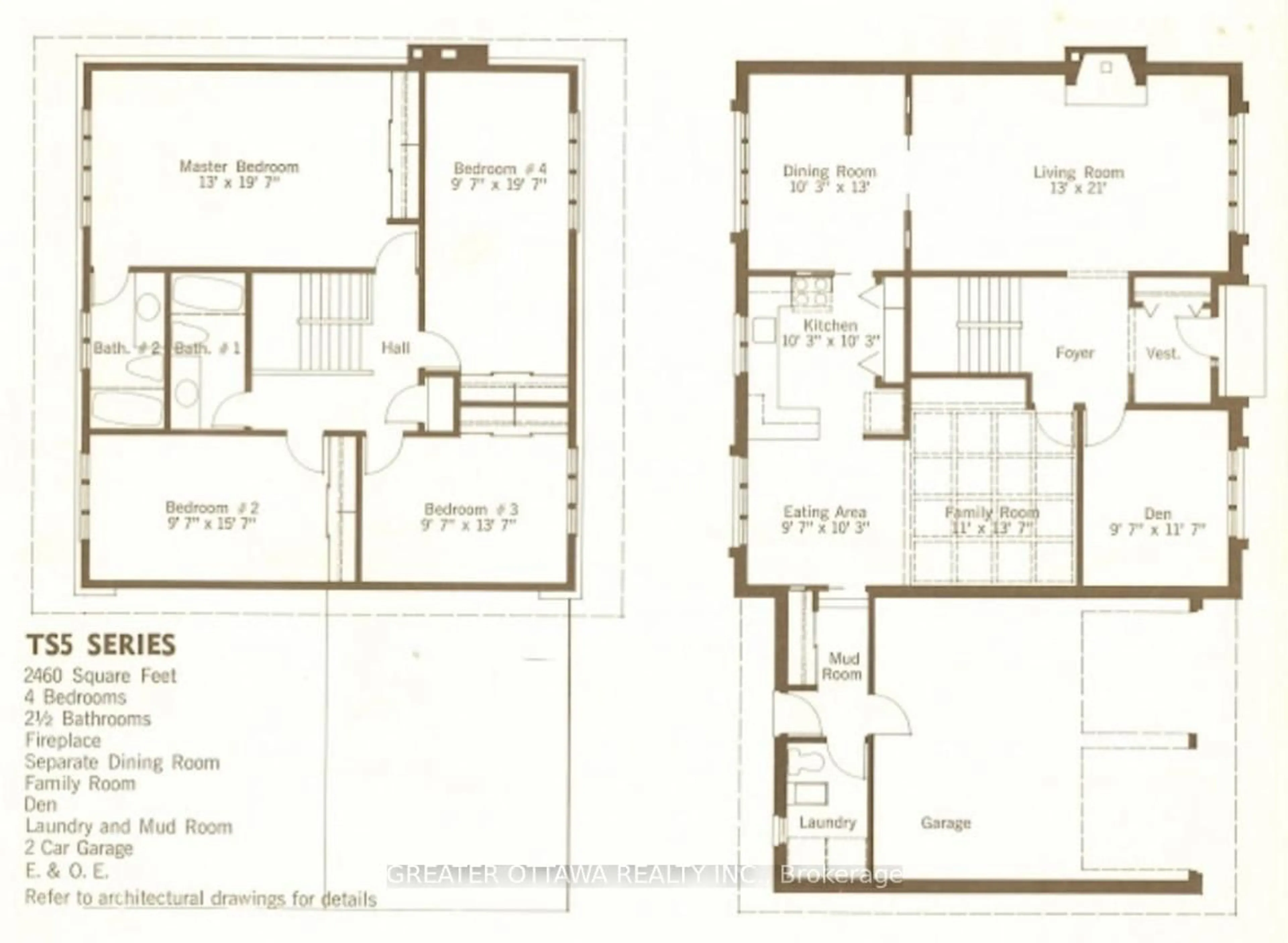 Floor plan for 15 Rutherford Cres, Ottawa Ontario K2K 1N1