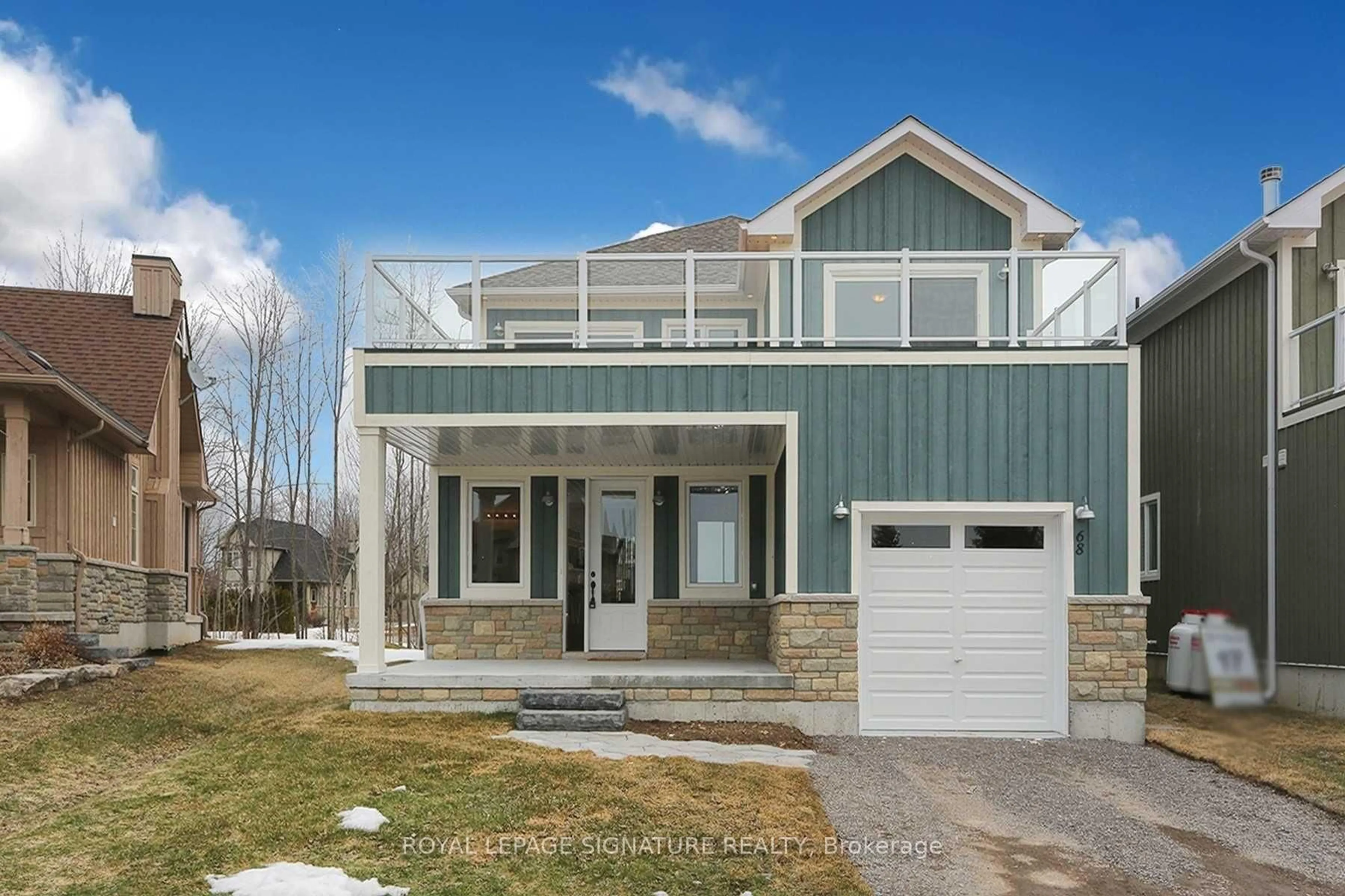 Home with vinyl exterior material, street for 68 Rosedale Tr, Kawartha Lakes Ontario K0M 1N0