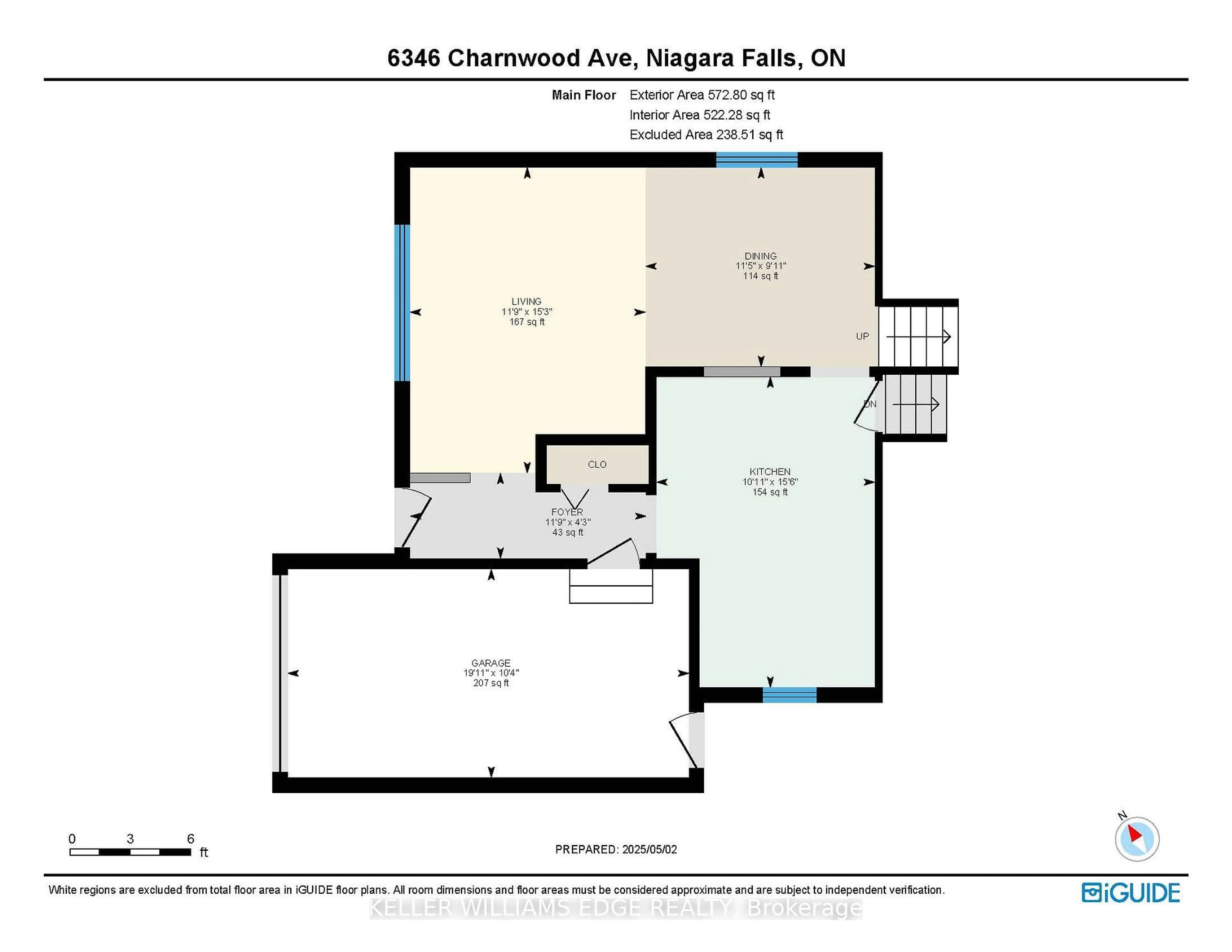 Floor plan for 6346 Charnwood Ave, Niagara Falls Ontario L2H 2K7