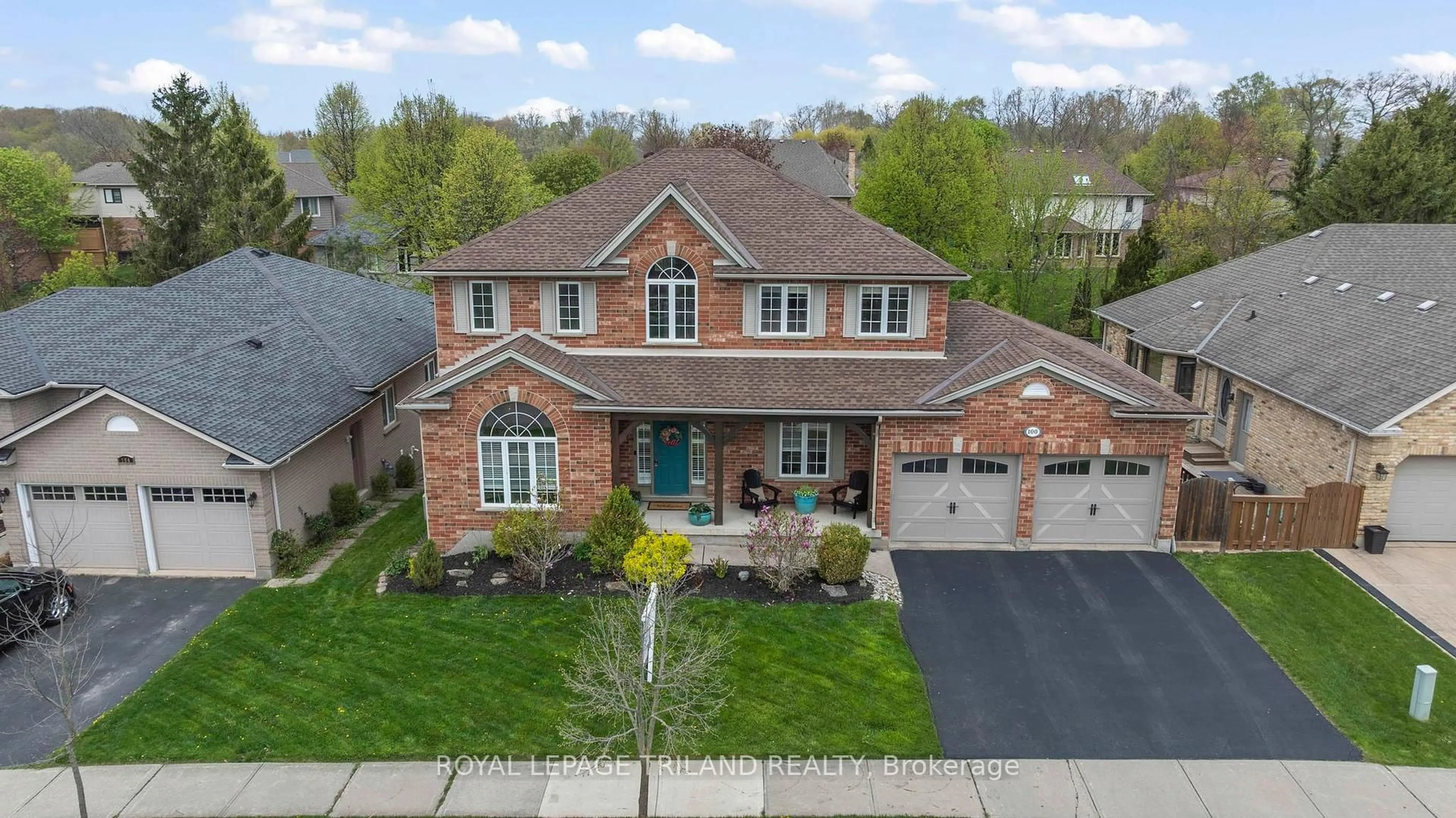 Home with brick exterior material, street for 100 Optimist Park Dr, London South Ontario N6K 4M1