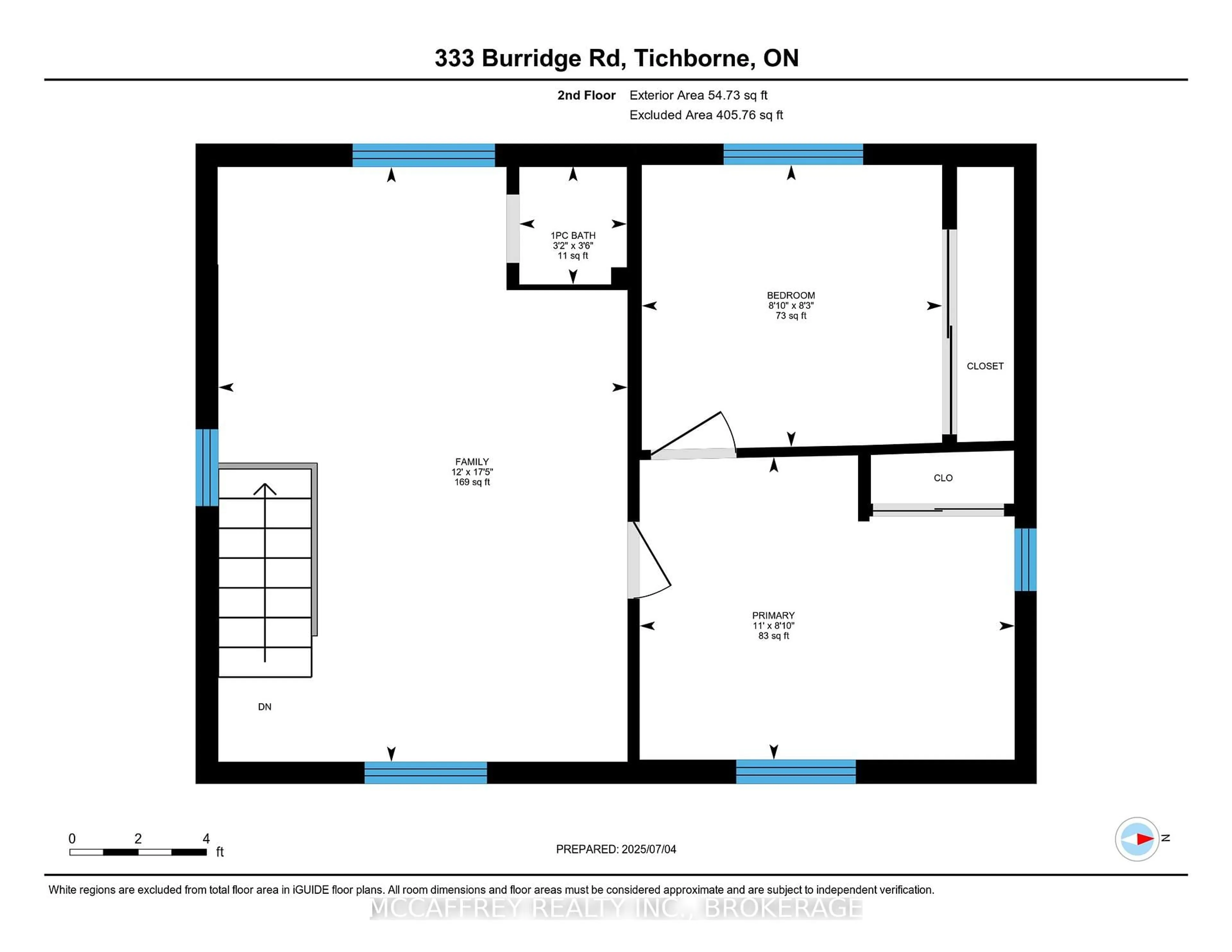 Floor plan for 333 Burridge Rd, Godfrey Ontario K0H 1T0