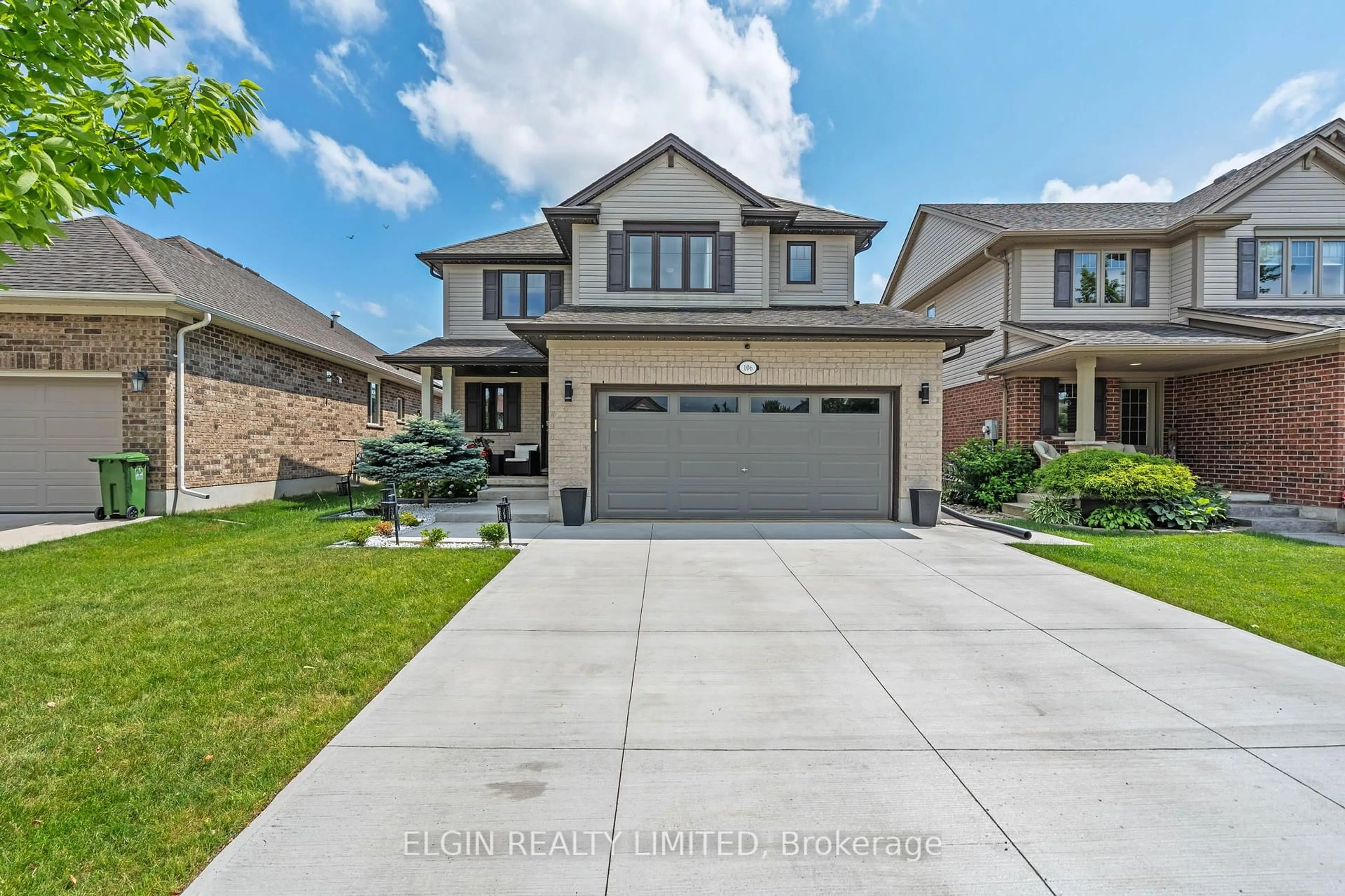 Home with brick exterior material, street for 106 Westlake Dr, St. Thomas Ontario N5P 0B7