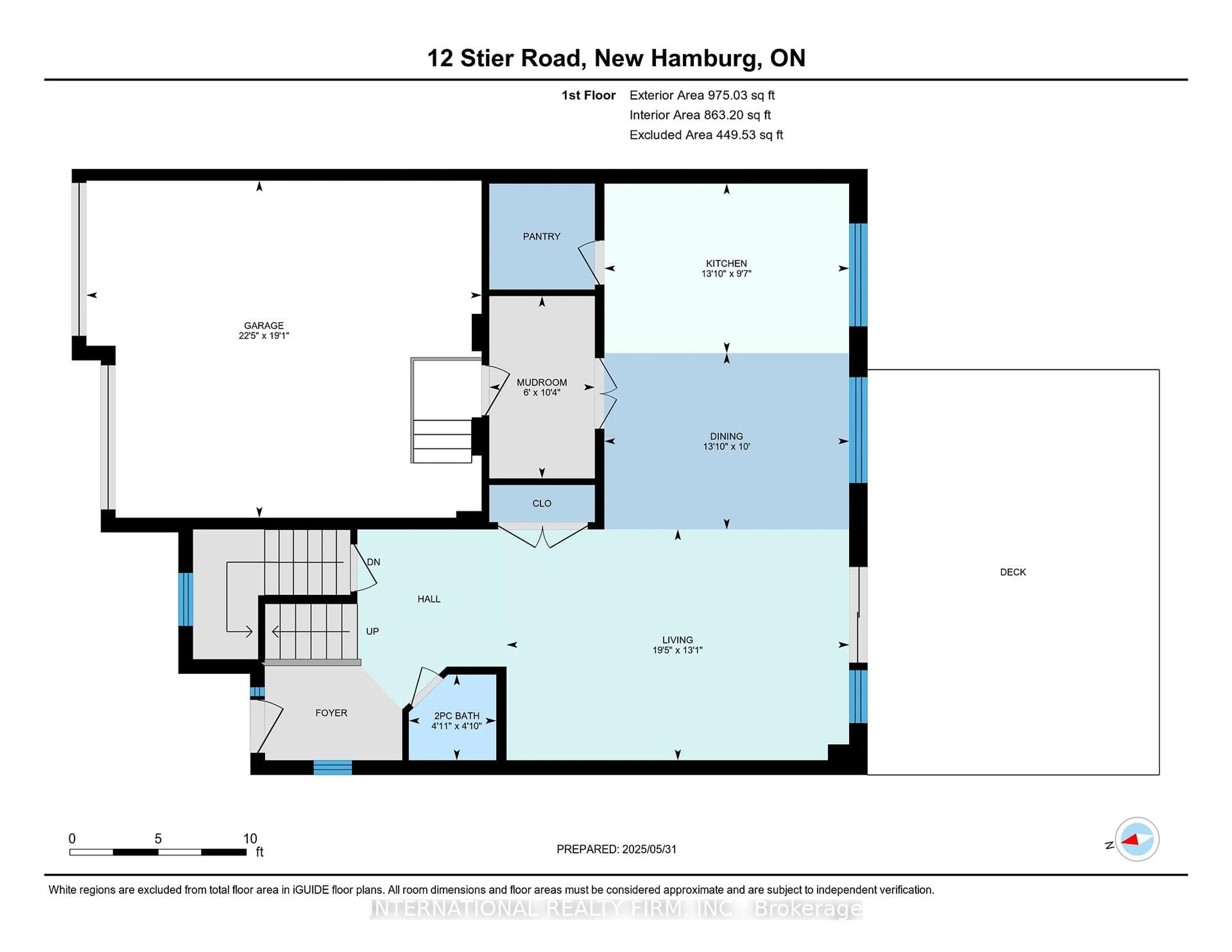 Floor plan for 12 Stier Rd, Wilmot Ontario N3A 4N7