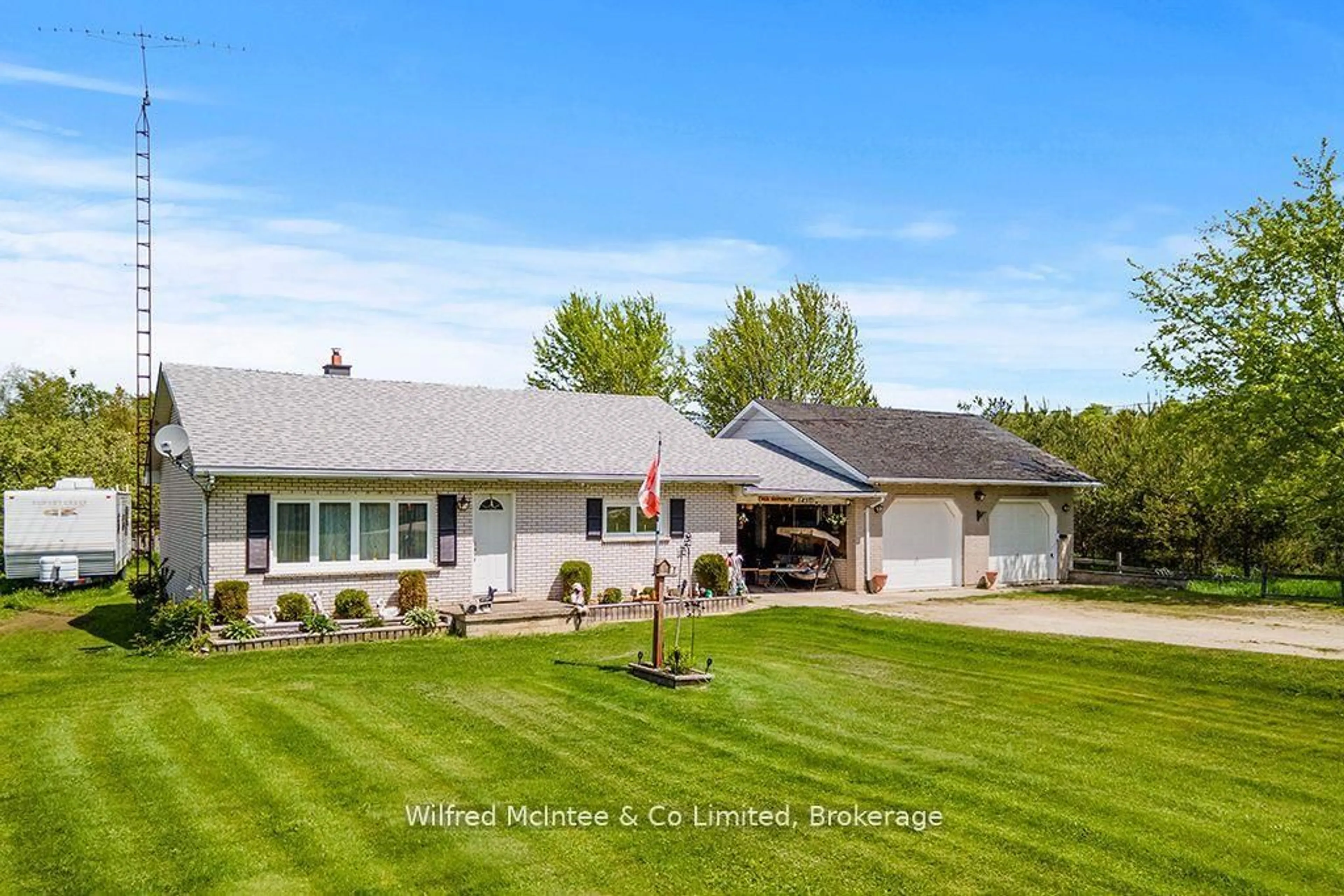 A pic from outside/outdoor area/front of a property/back of a property/a pic from drone, unknown for 403343 Grey Road 4, West Grey Ontario N0C 1K0