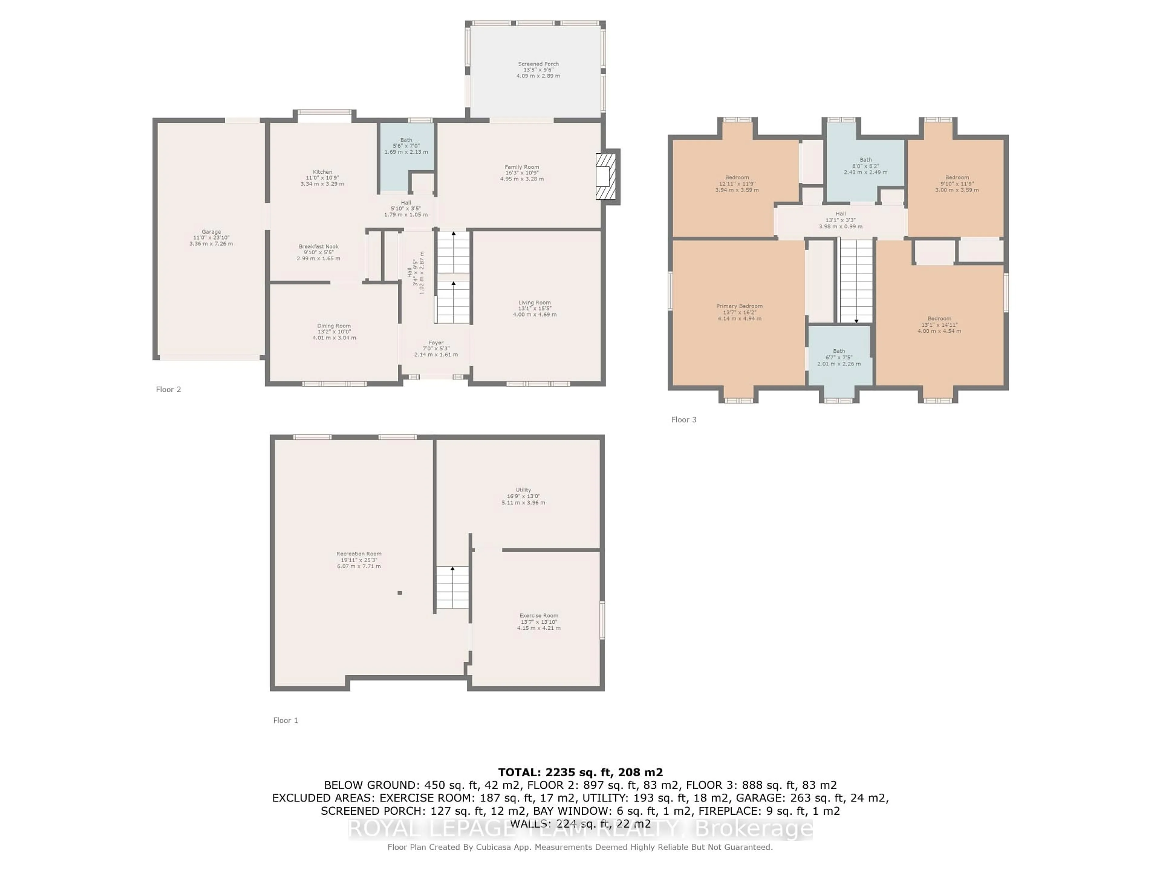 Floor plan for 2128 Hubbard Cres, Ottawa Ontario K1J 6L2
