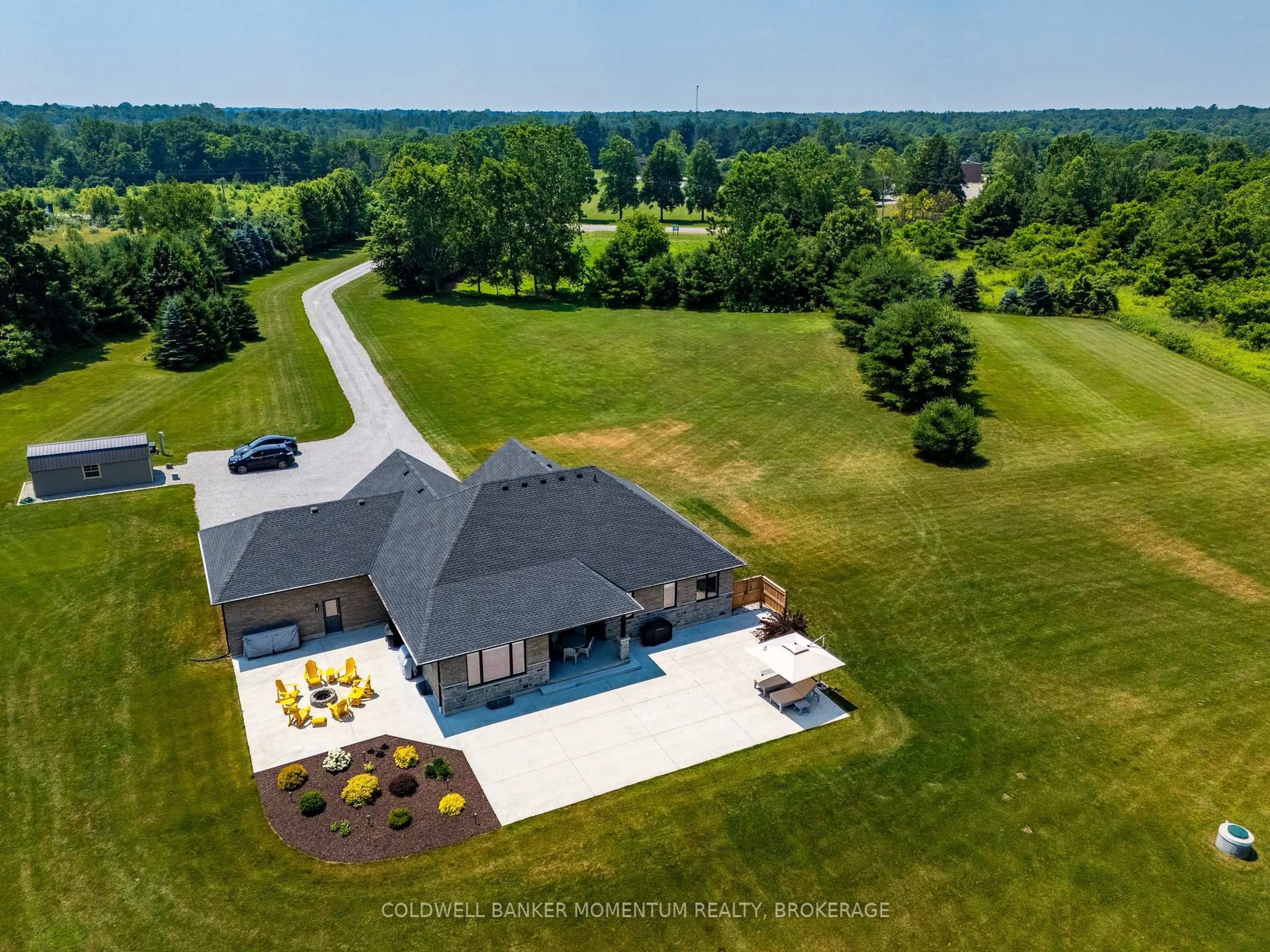 A pic from outside/outdoor area/front of a property/back of a property/a pic from drone, water/lake/river/ocean view for 2554 Highway 59 Highway, Norfolk Ontario N0E 1G0
