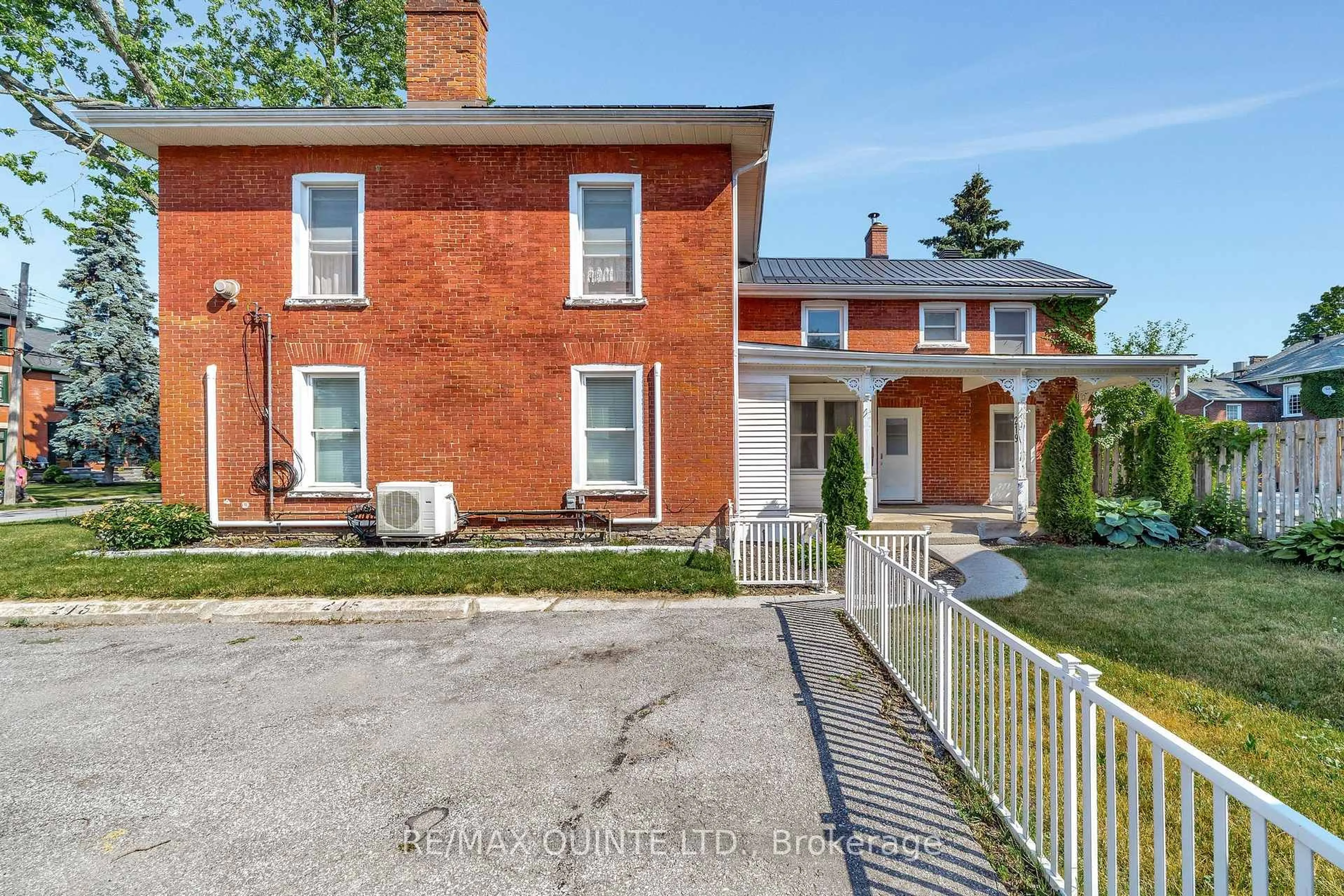 Home with brick exterior material, street for 219-221 Ann St, Belleville Ontario K8N 3L5