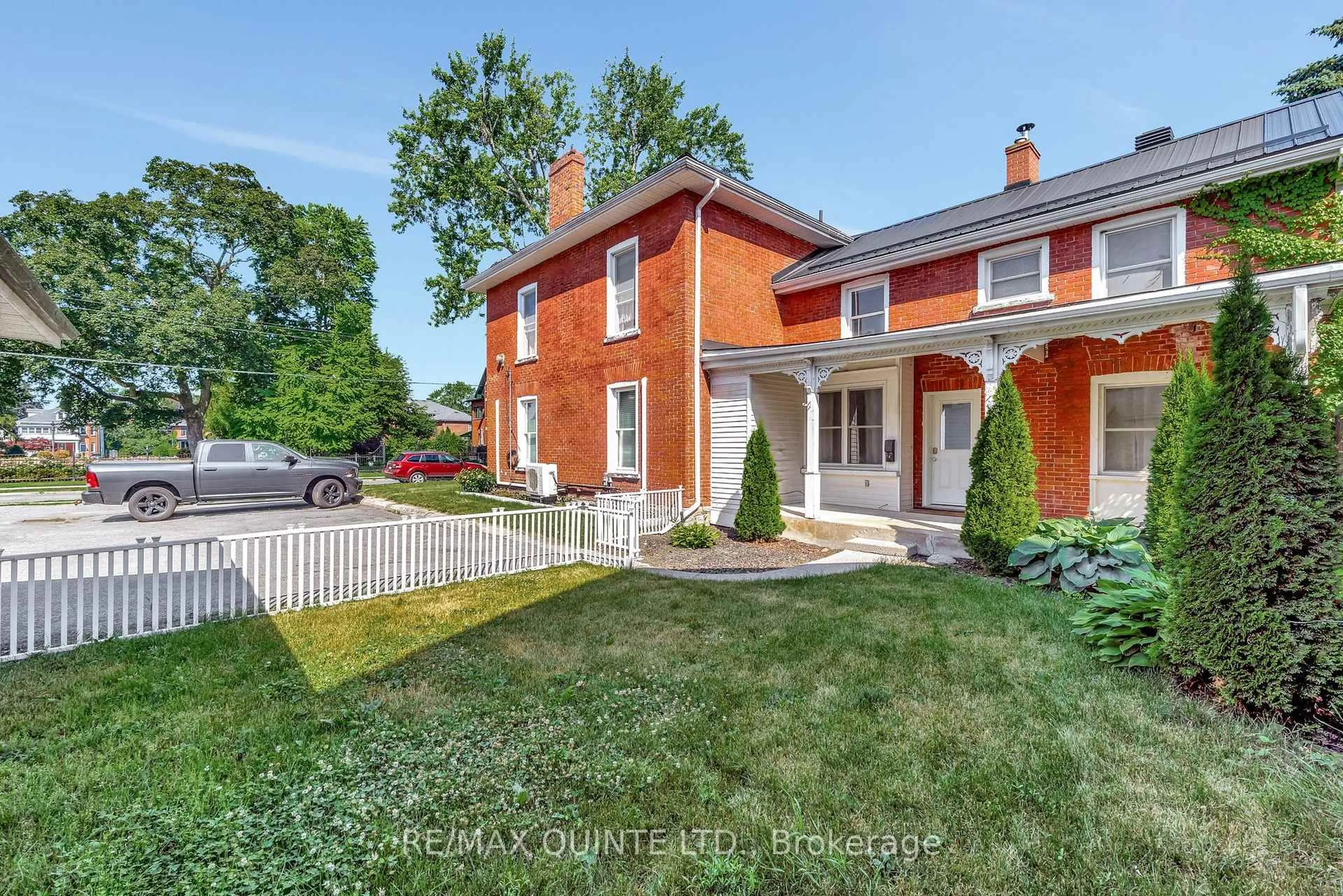 Home with brick exterior material, street for 219-221 Ann St, Belleville Ontario K8N 3L5