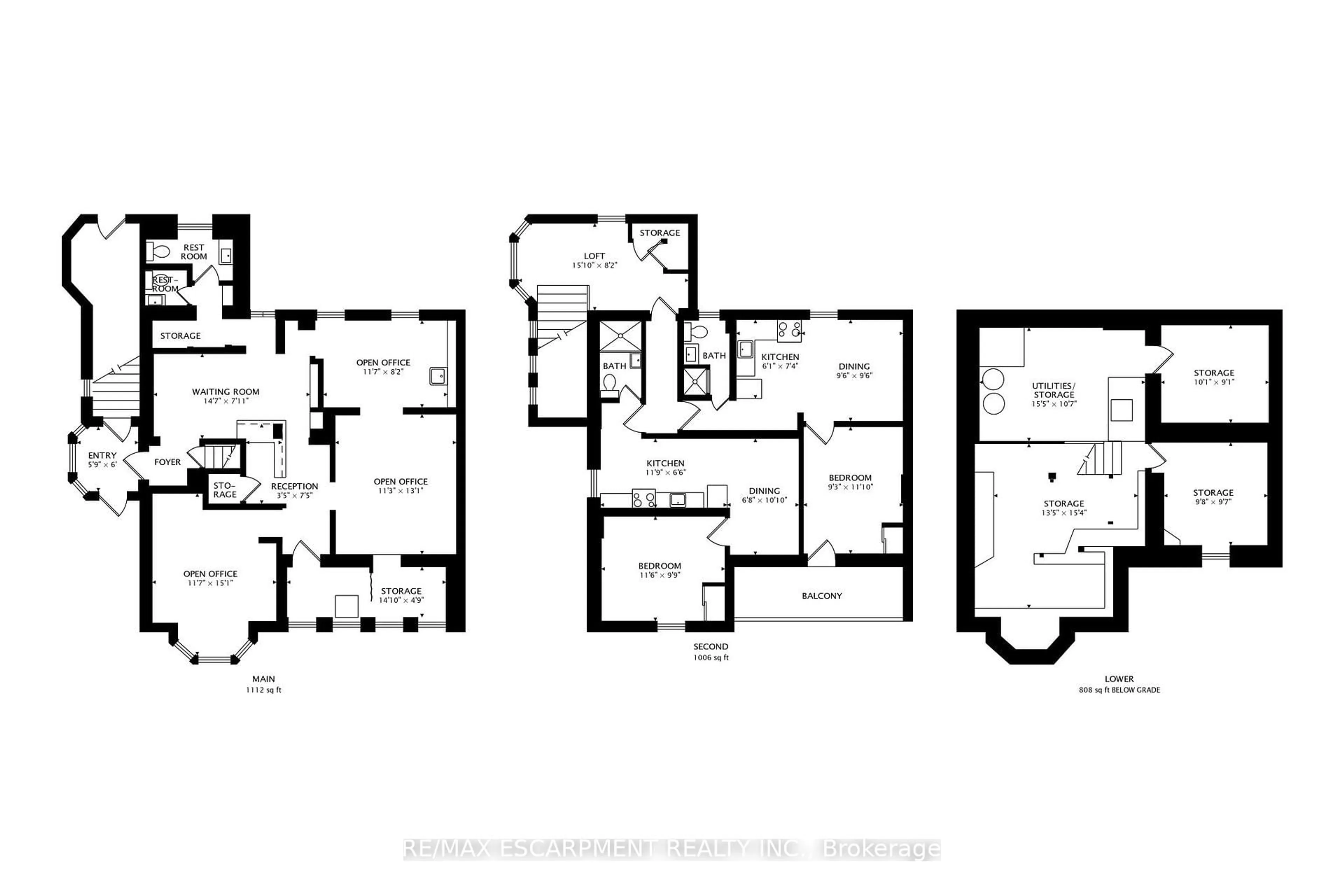 Floor plan for 51 Augusta St, Hamilton Ontario L8N 1P8