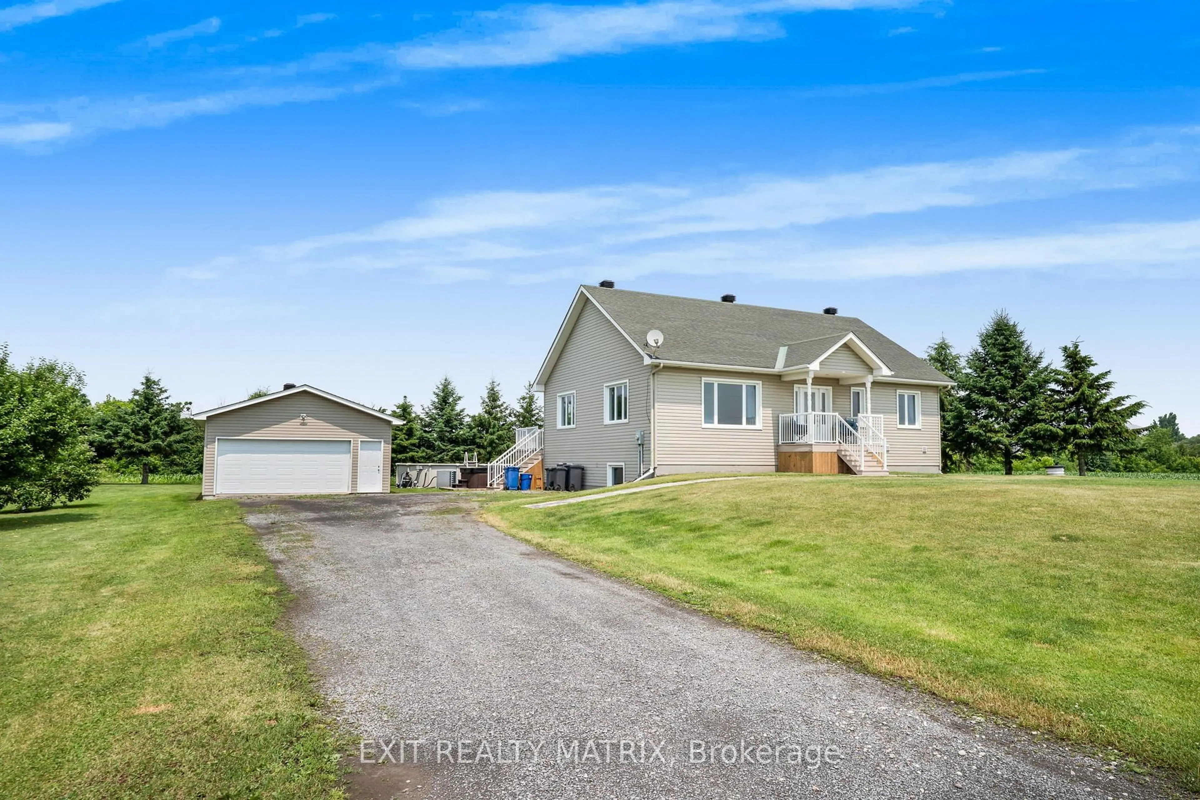 A pic from outside/outdoor area/front of a property/back of a property/a pic from drone, street for 2159 Concession 17 Concession, The Nation Ontario K0A 1M0