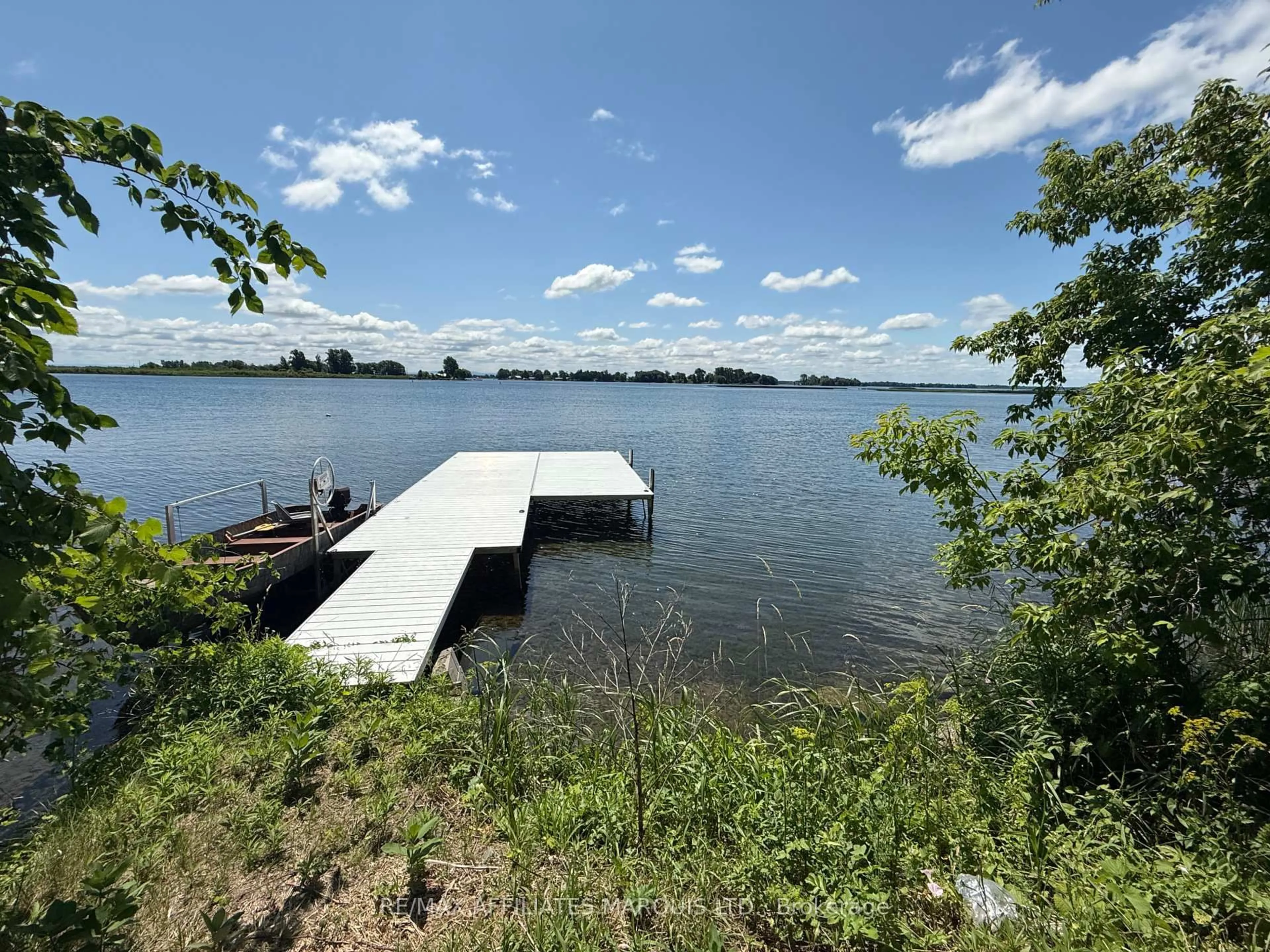 A pic from outside/outdoor area/front of a property/back of a property/a pic from drone, water/lake/river/ocean view for 19249 County 2 Rd, South Glengarry Ontario K0C 2E0