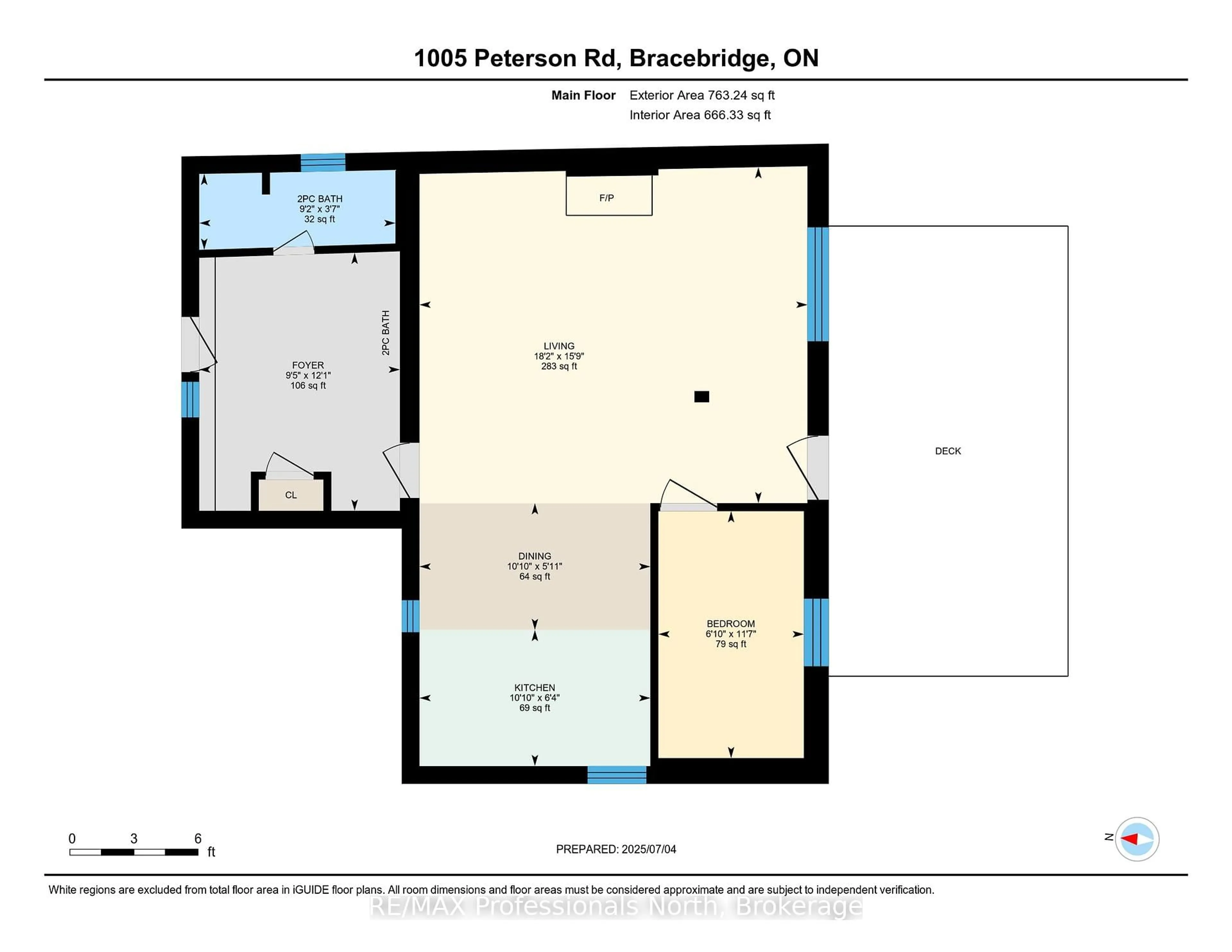 Floor plan for 1005 Peterson Rd, Bracebridge Ontario P1L 1X1