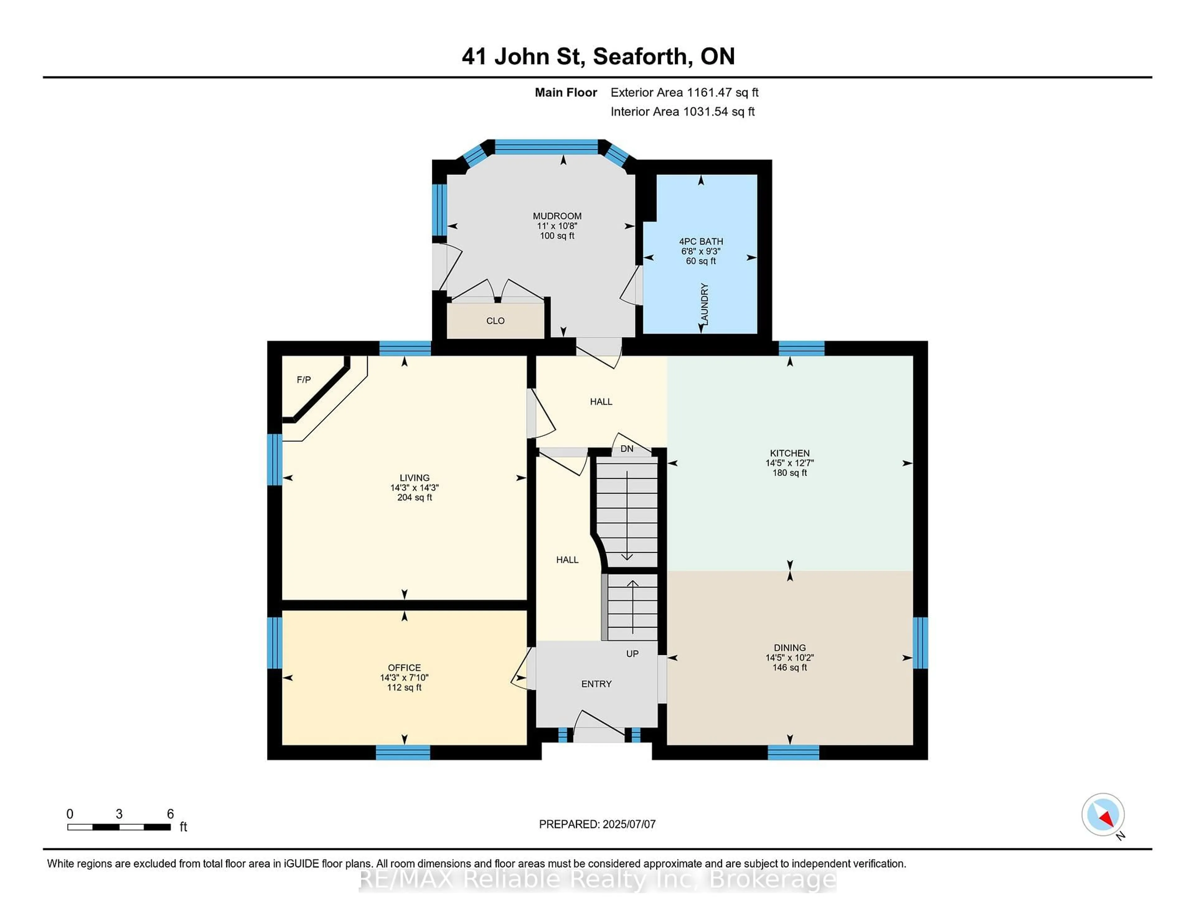 Floor plan for 41 John St, Huron East Ontario N0K 1W0