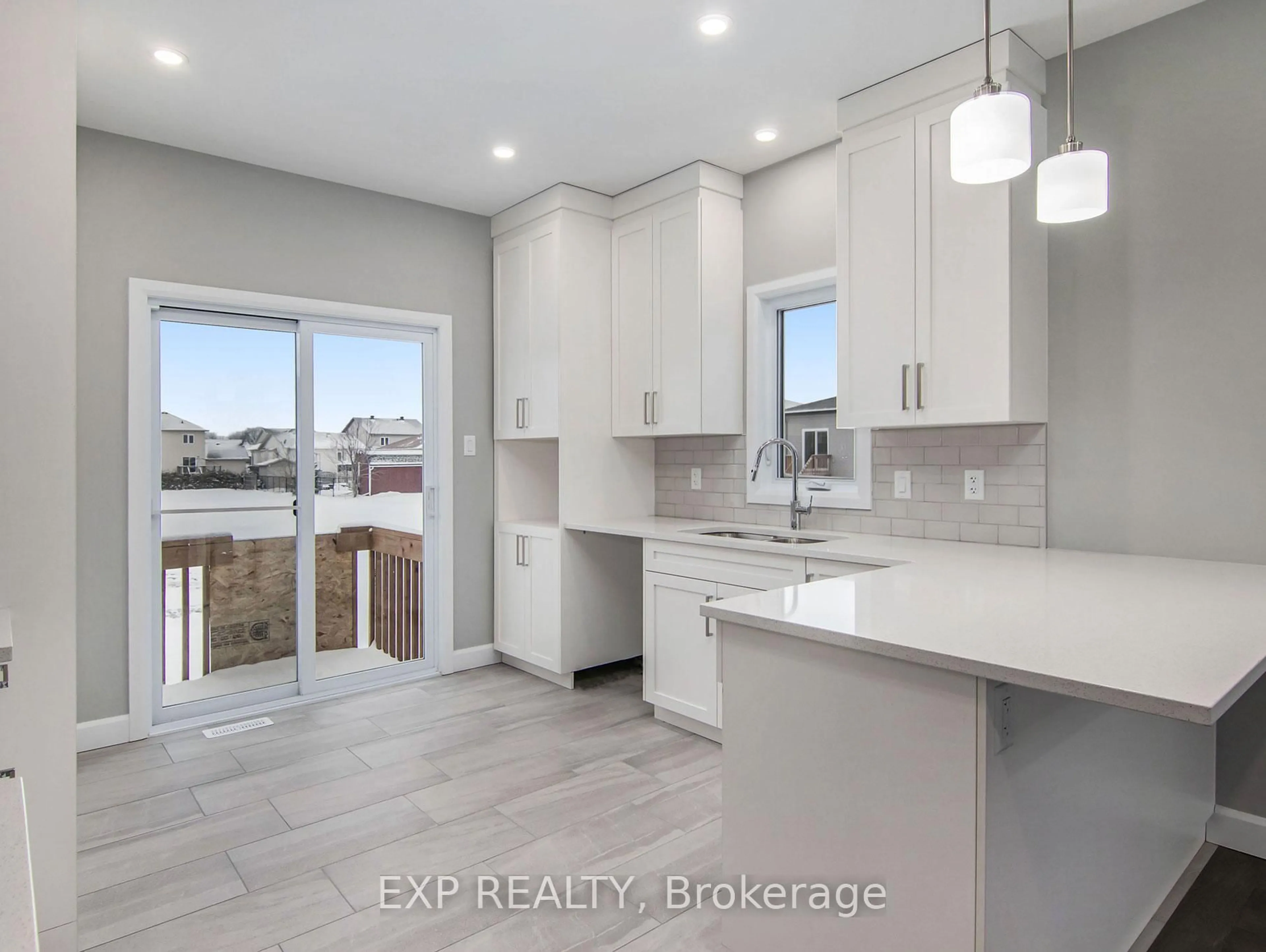 Open concept kitchen, ceramic/tile floor for 933 Katia St, The Nation Ontario K0A 2M0