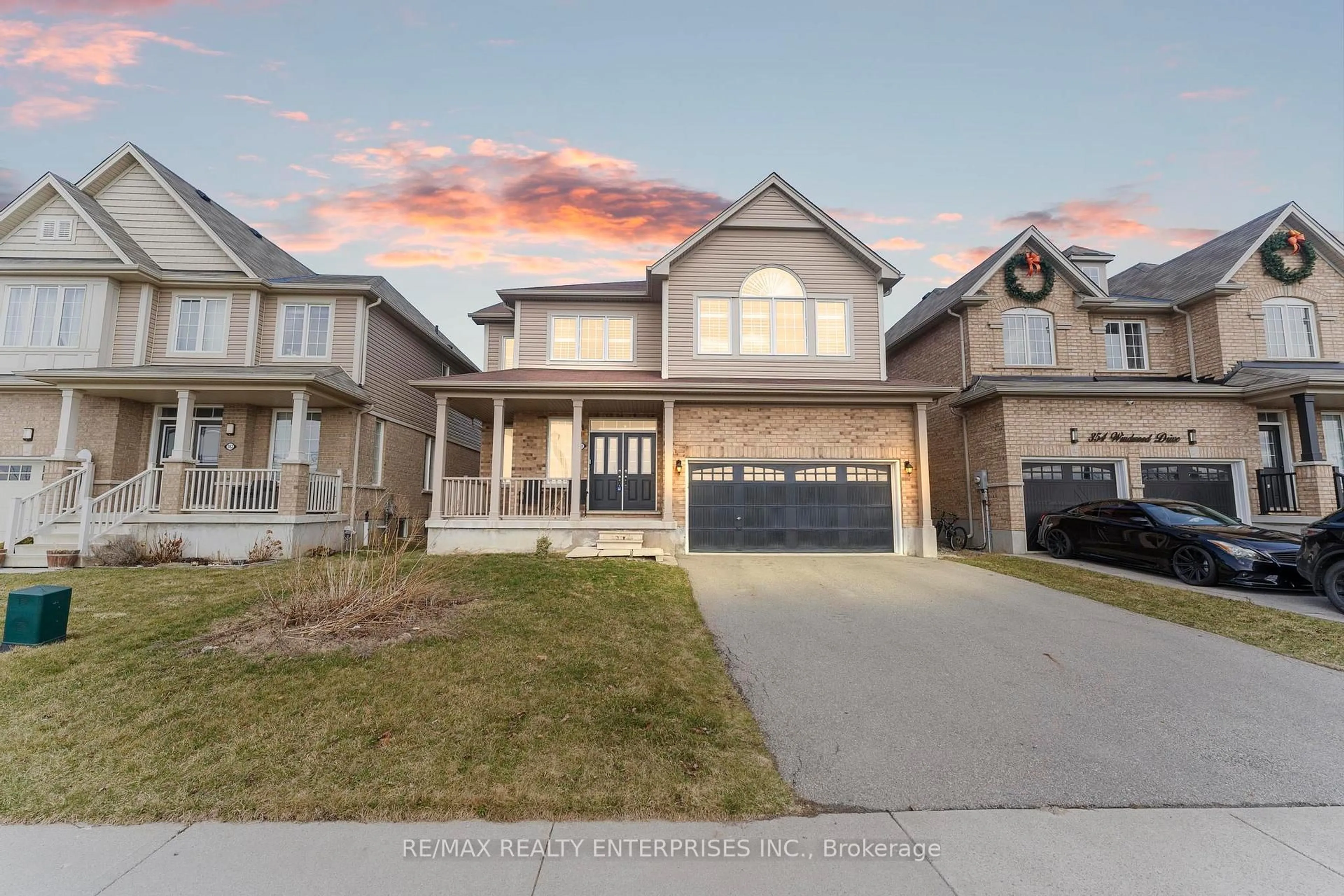 Home with brick exterior material, street for 358 Windwood Dr, Hamilton Ontario L0R 1C0