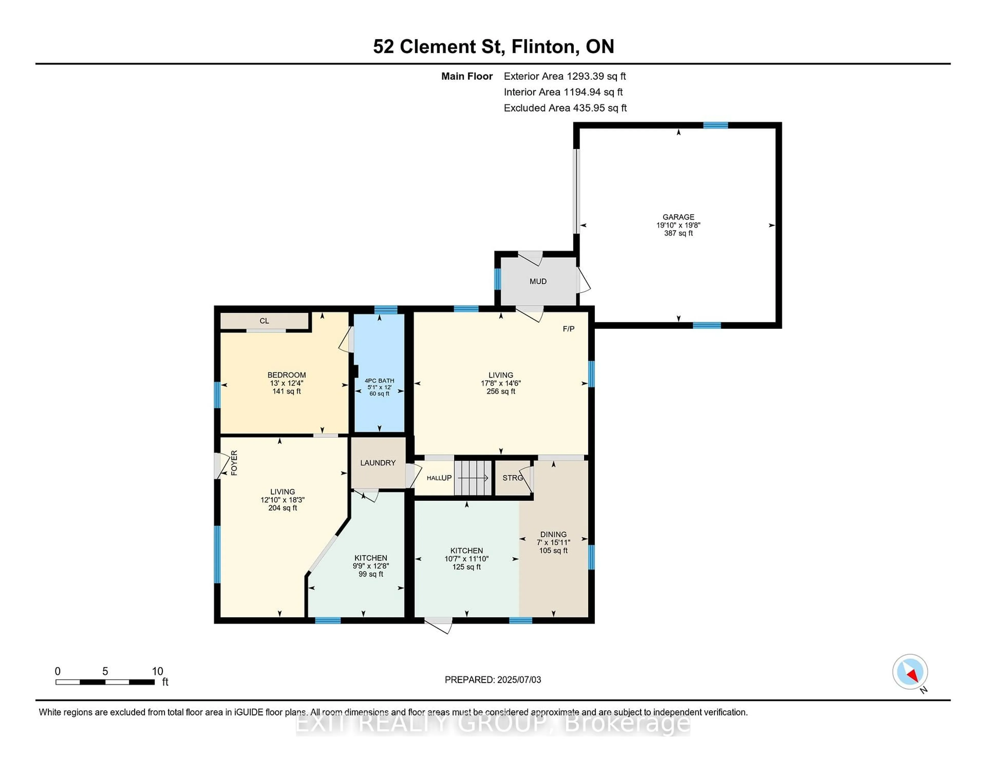 Floor plan for 53 Clement St, Kaladar Ontario K0H 1P0