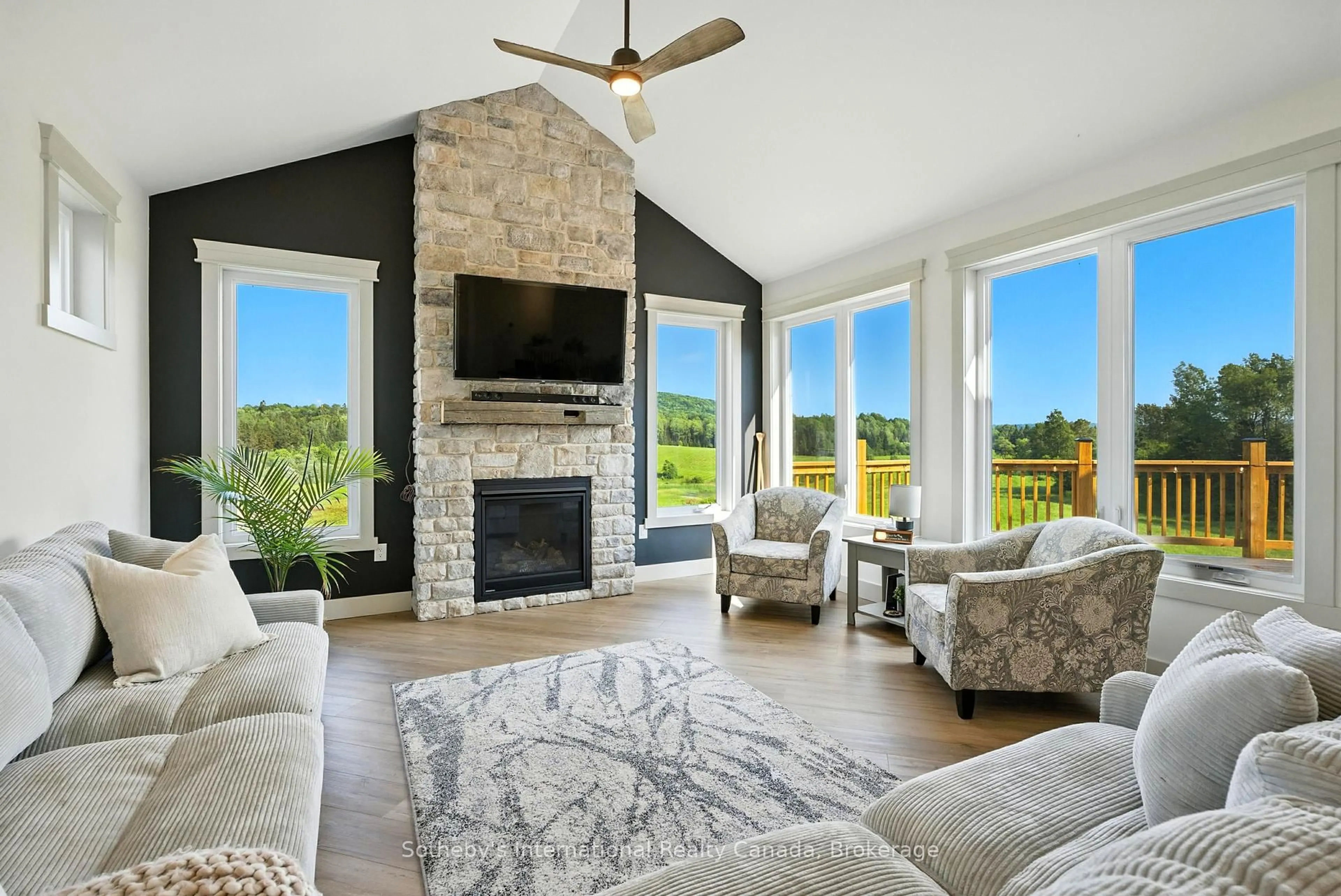 Living room with furniture, unknown for 141 Three Mile Lake Rd, Armour Ontario P0A 1L0
