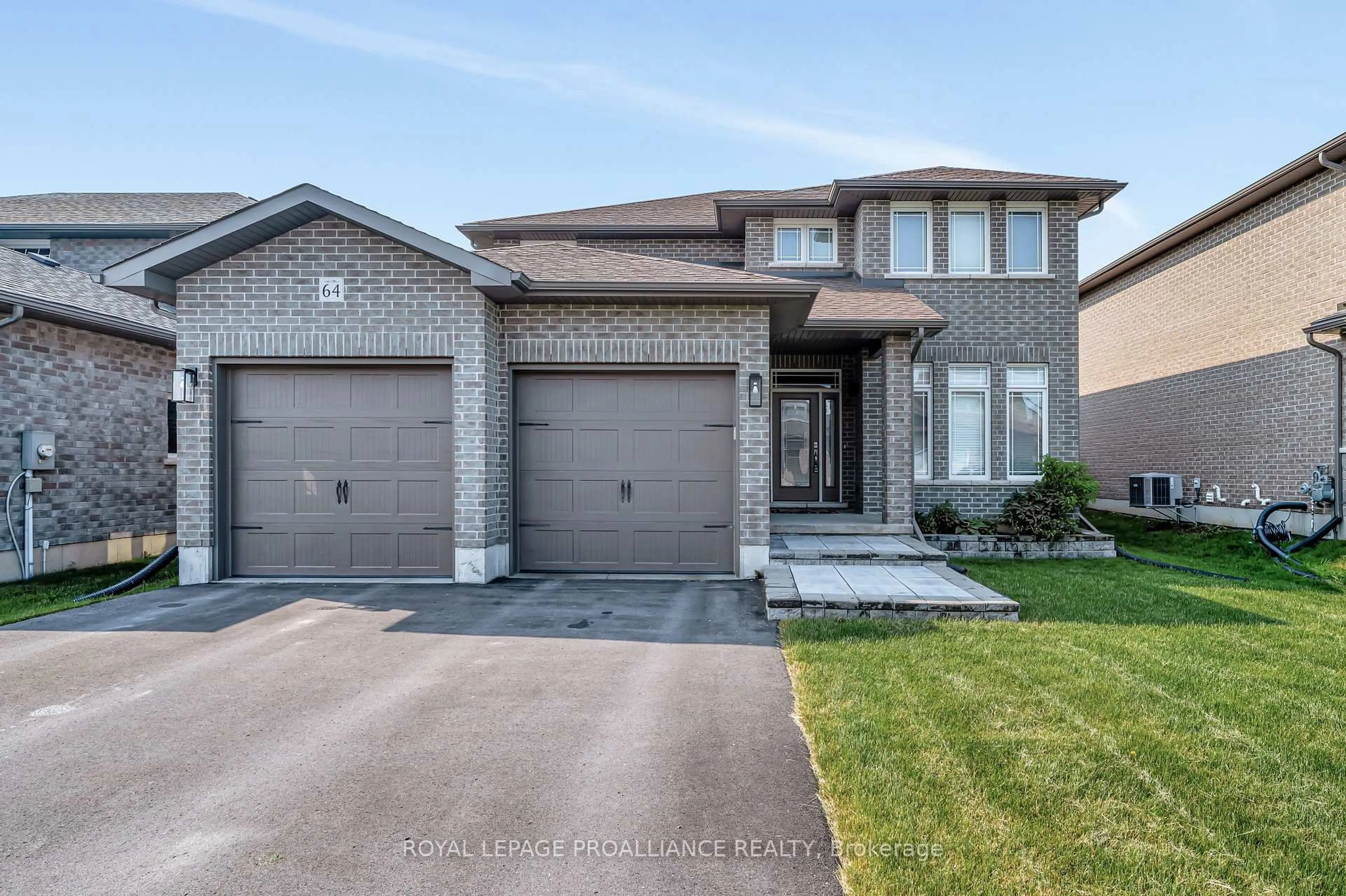 Home with brick exterior material, street for 64 Crews Cres, Quinte West Ontario K8V 0G3
