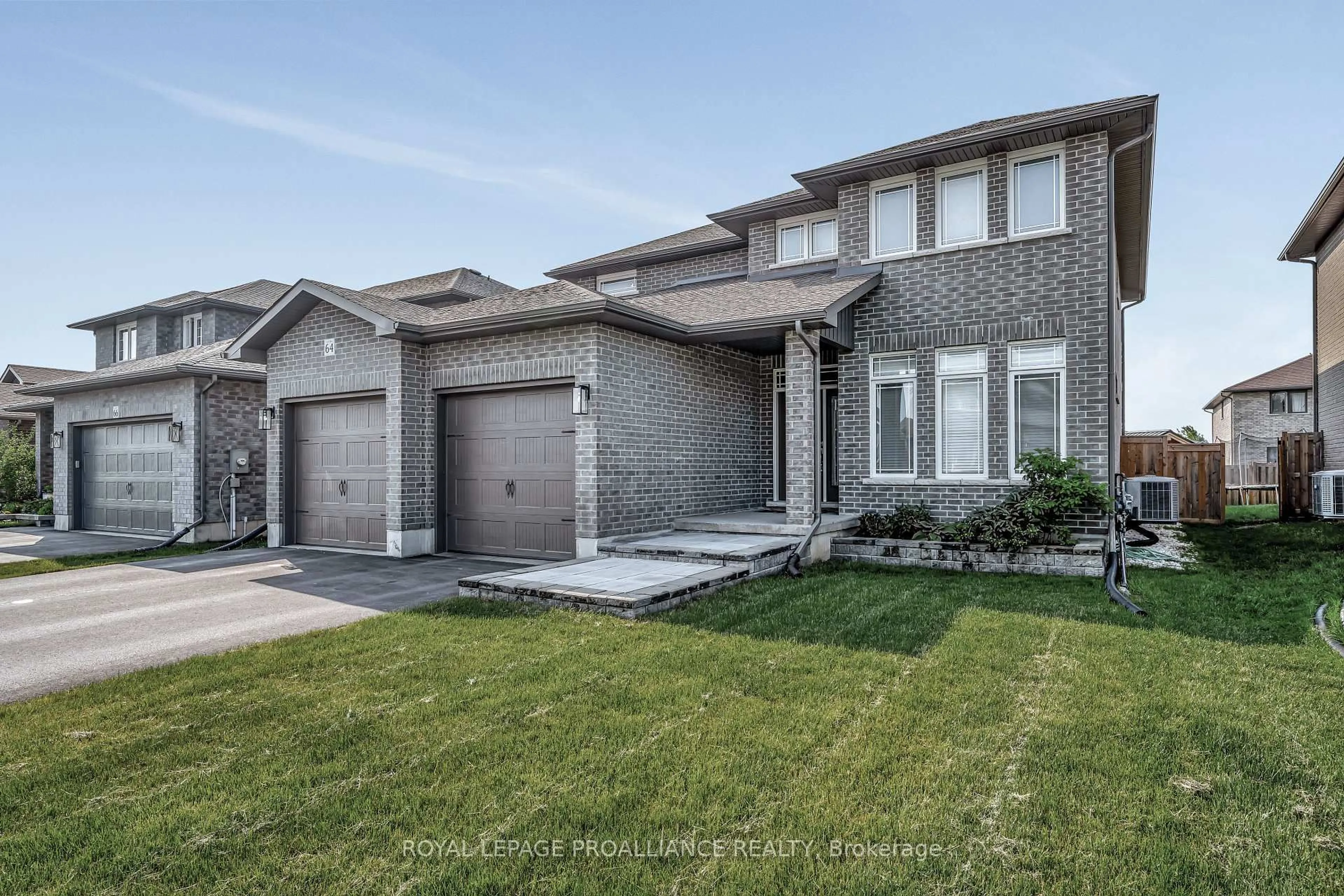 Home with brick exterior material, street for 64 Crews Cres, Quinte West Ontario K8V 0G3
