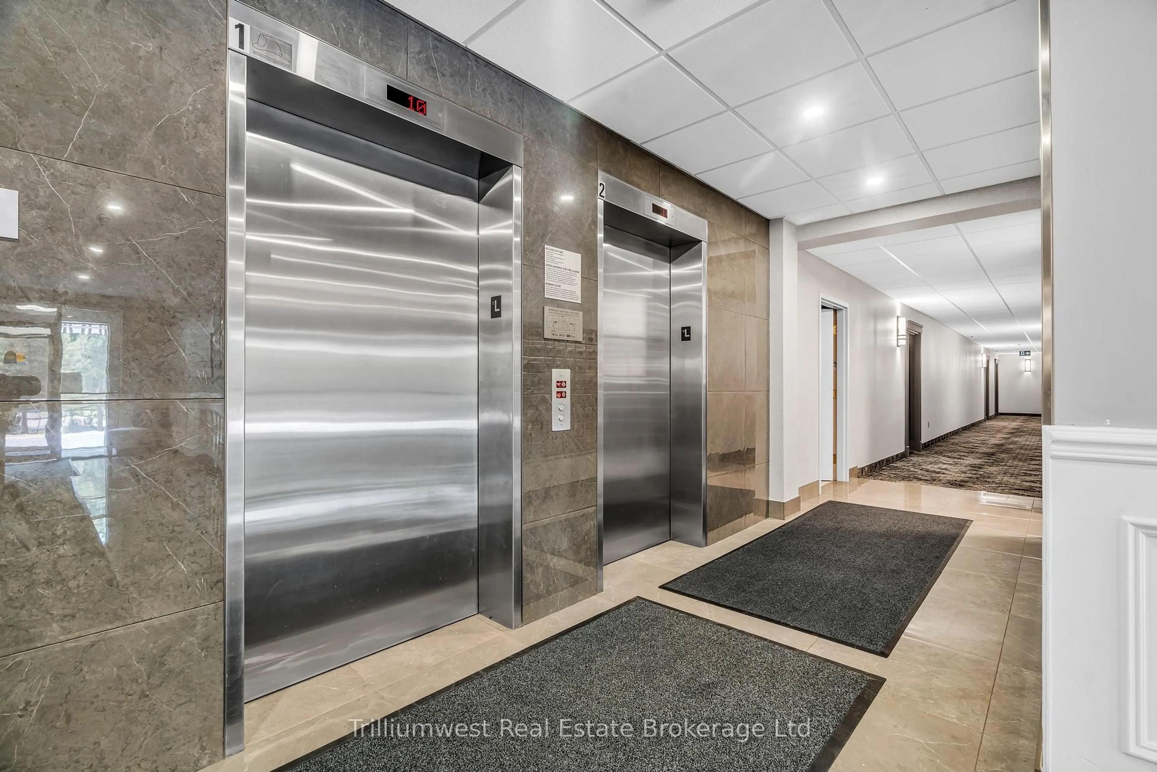 Indoor foyer for 304 - 60 Wyndham St, Guelph Ontario N1E 7H7