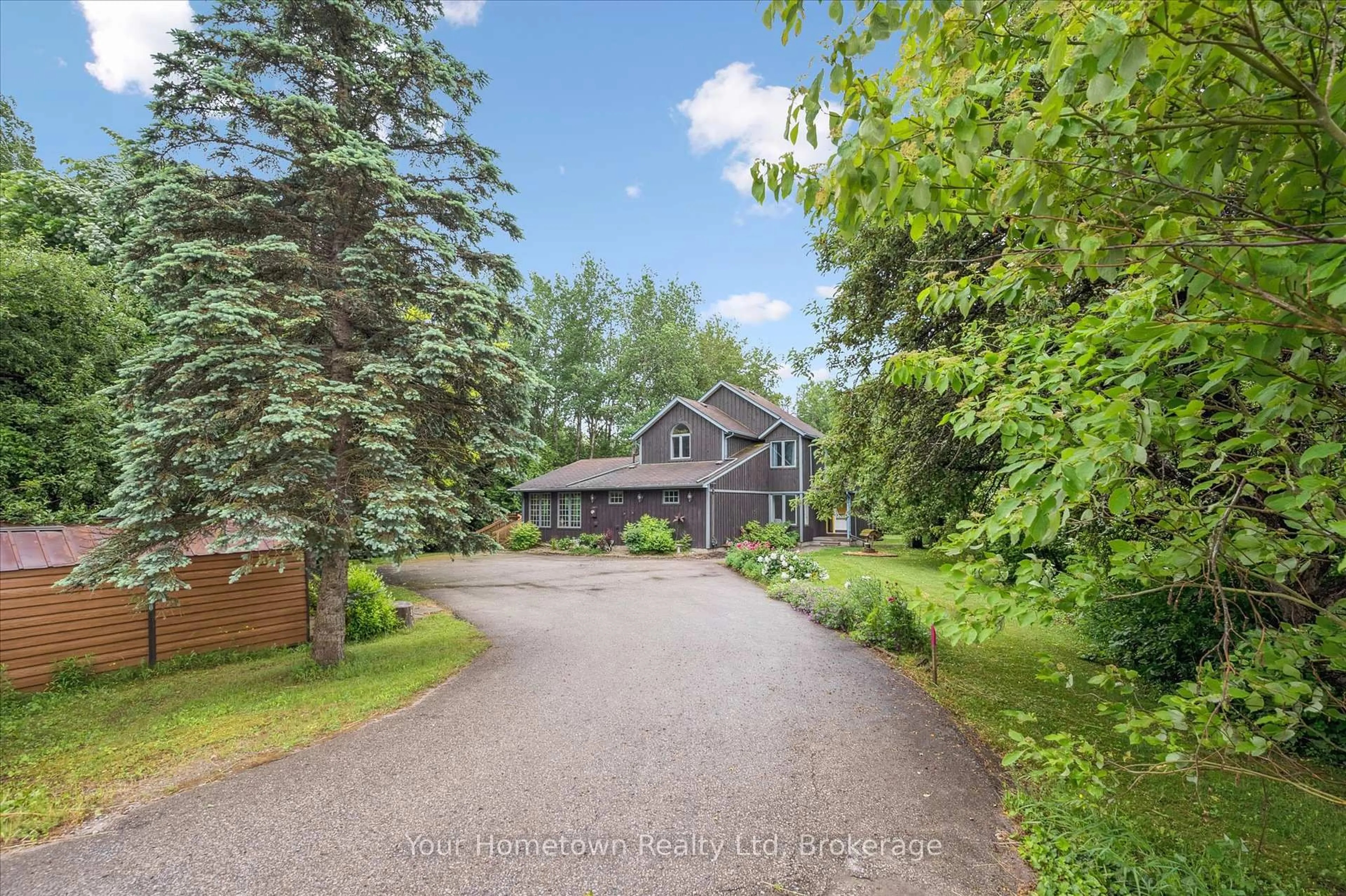 A pic from outside/outdoor area/front of a property/back of a property/a pic from drone, unknown for 6258 Wellington Rd. 26 Rd, Centre Wellington Ontario N0B 1J0