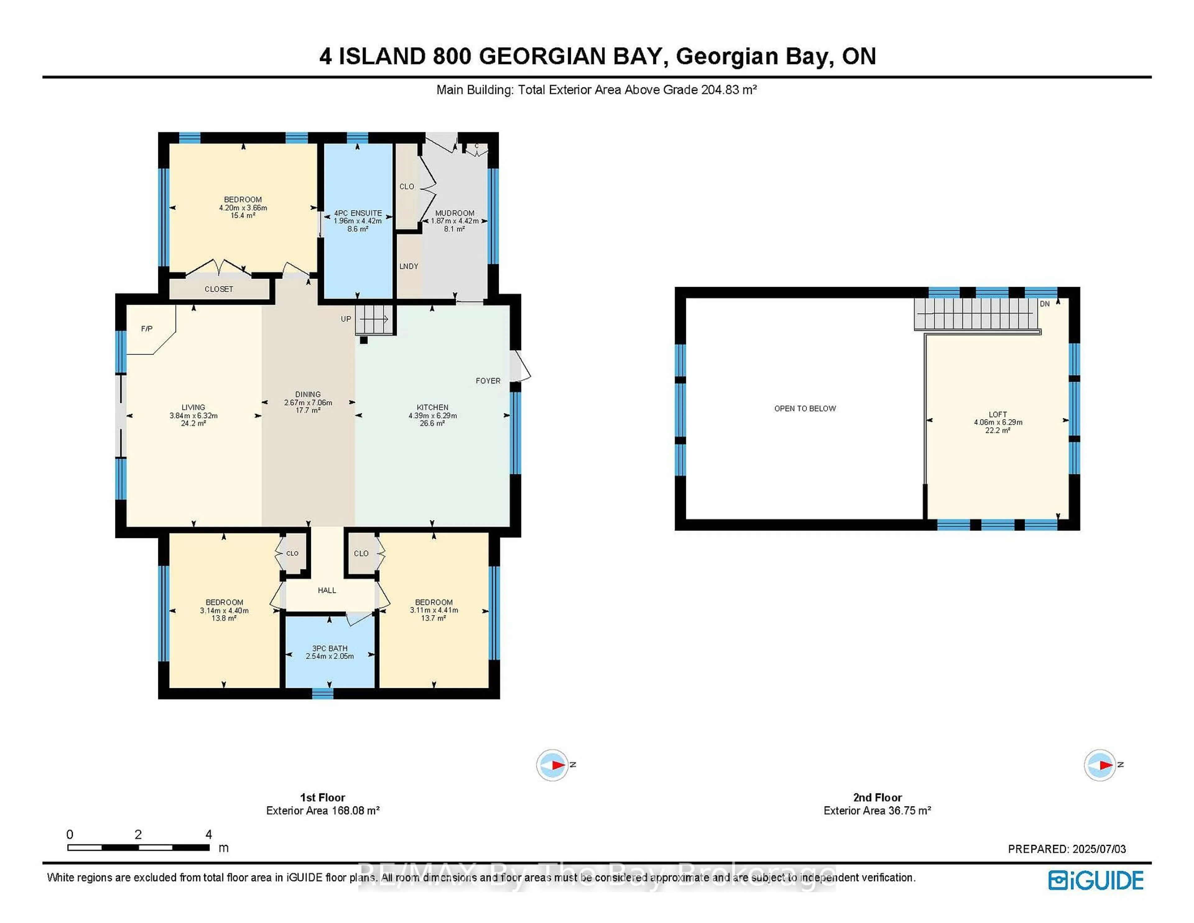 Floor plan for 4 Island 800, Georgian Bay Ontario P0E 1E0